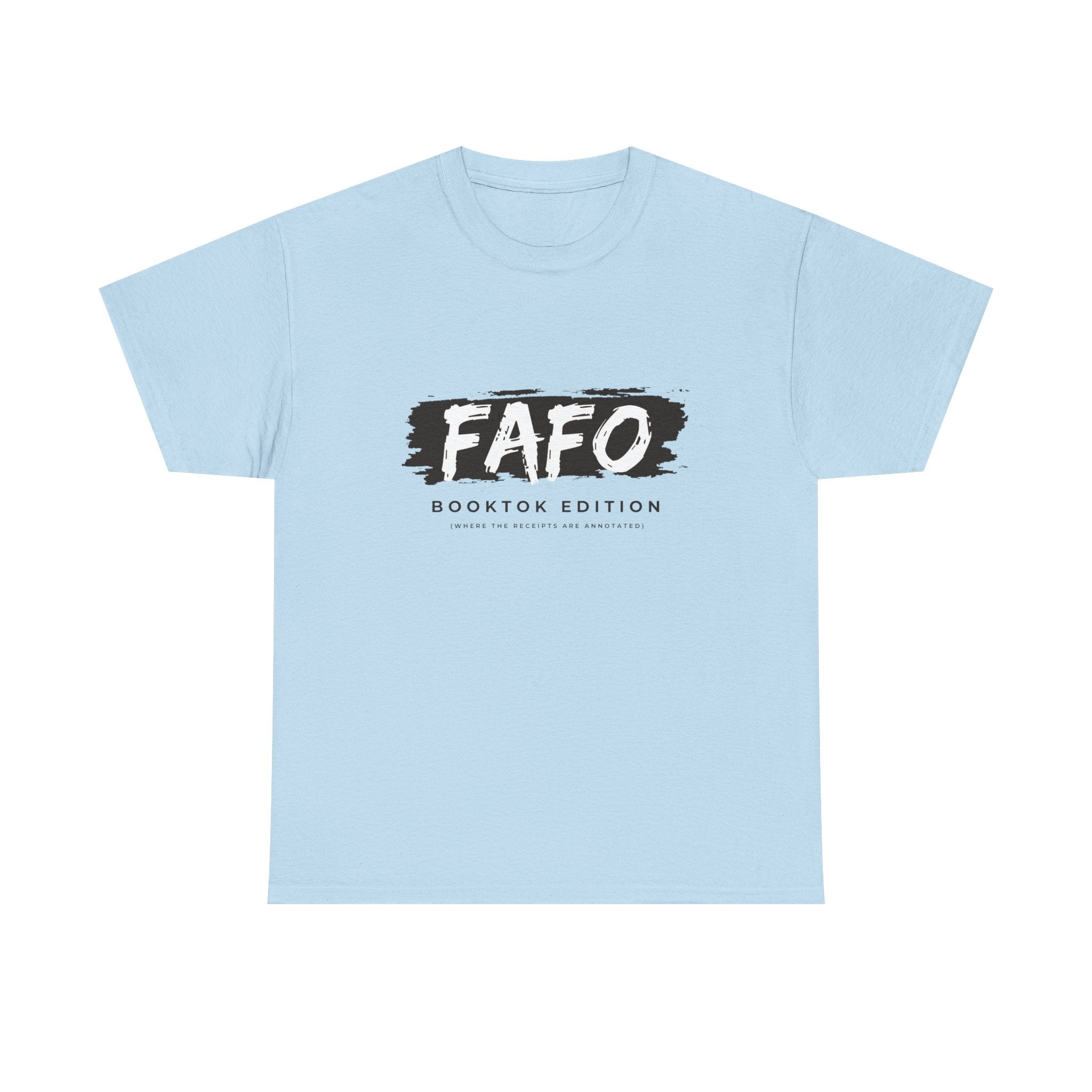 FAFO Booktok Edition Tee - Graphic White Crewneck T-Shirt
