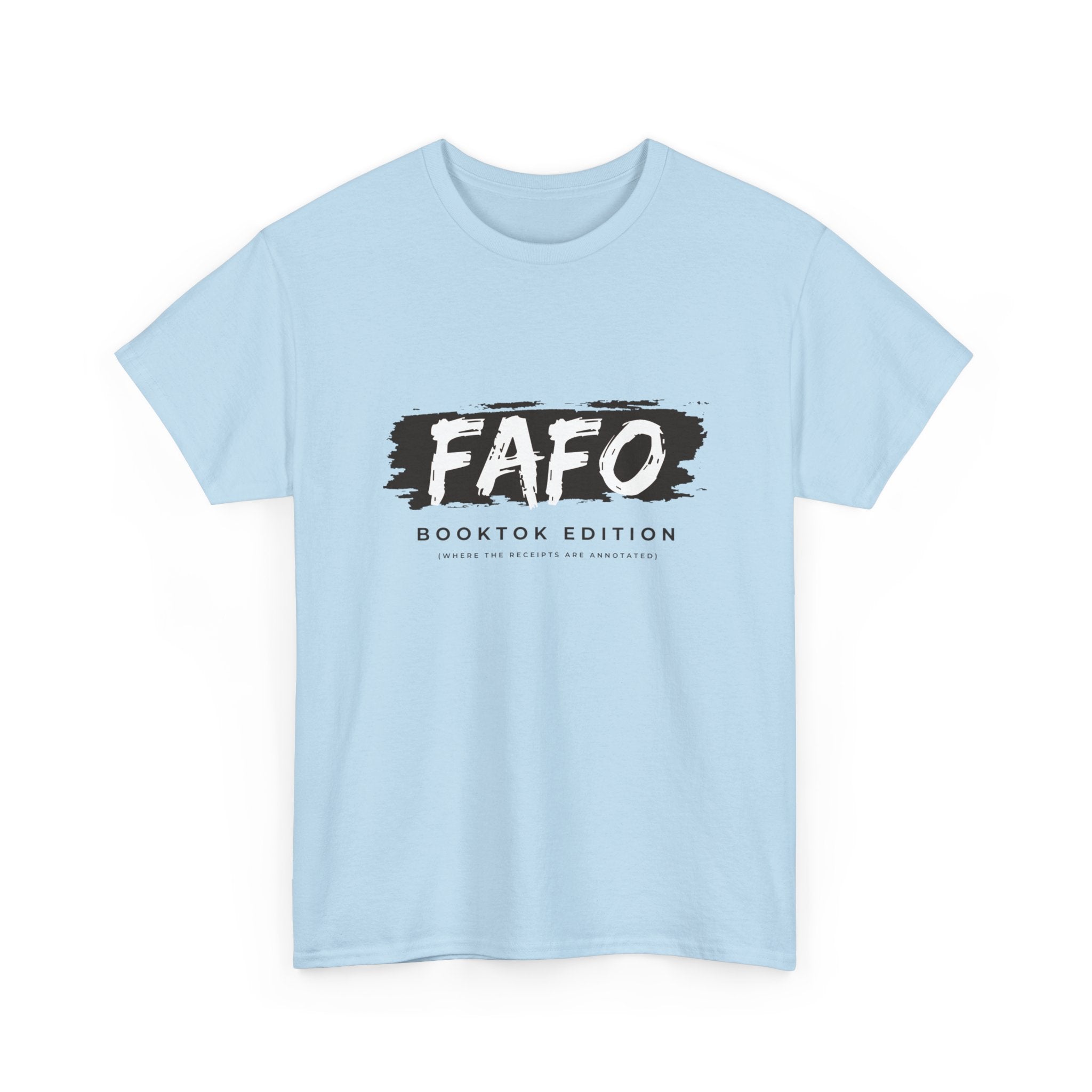 FAFO Booktok Edition Tee - Graphic White Crewneck T-Shirt