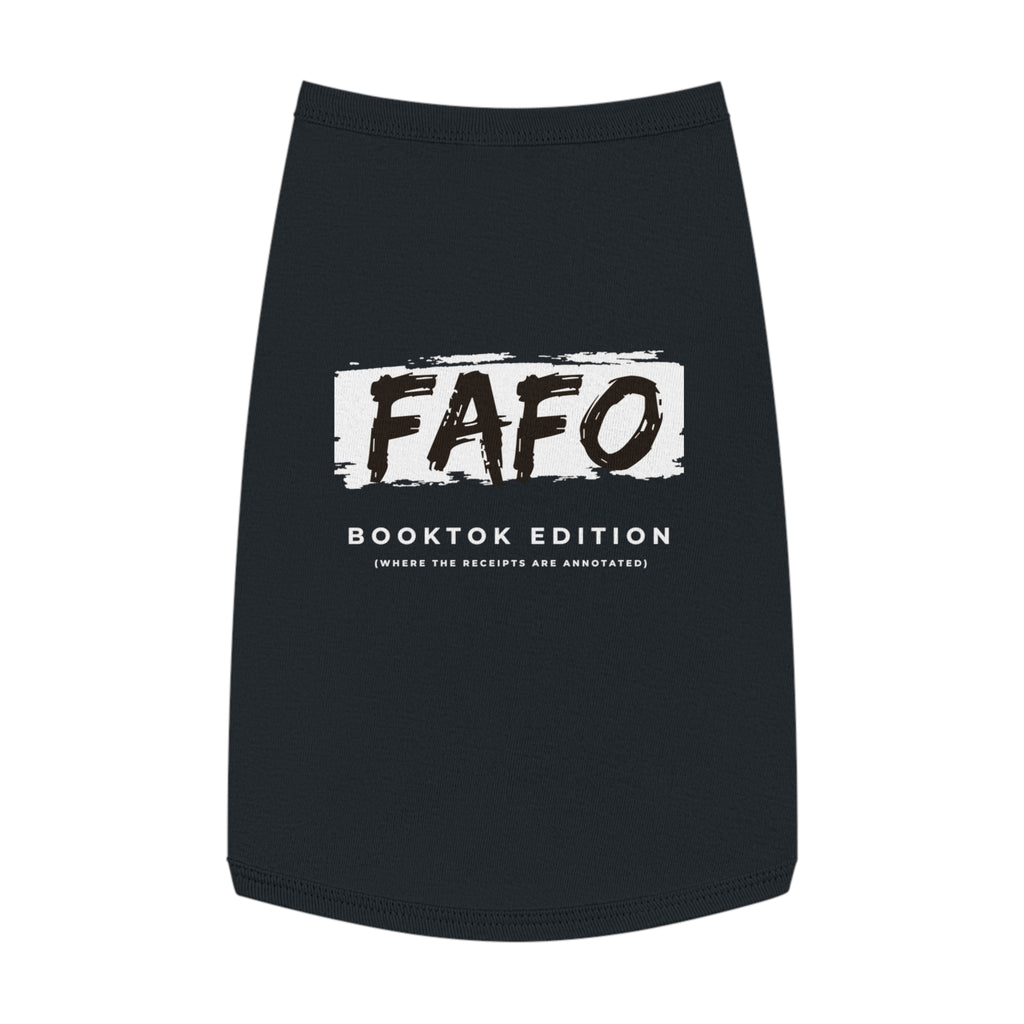 Bears FAFO BookTok Pet Tank Top