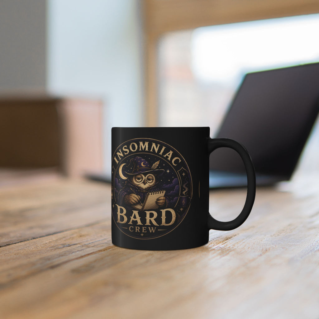 Insomniac Bard Crew Black Mug