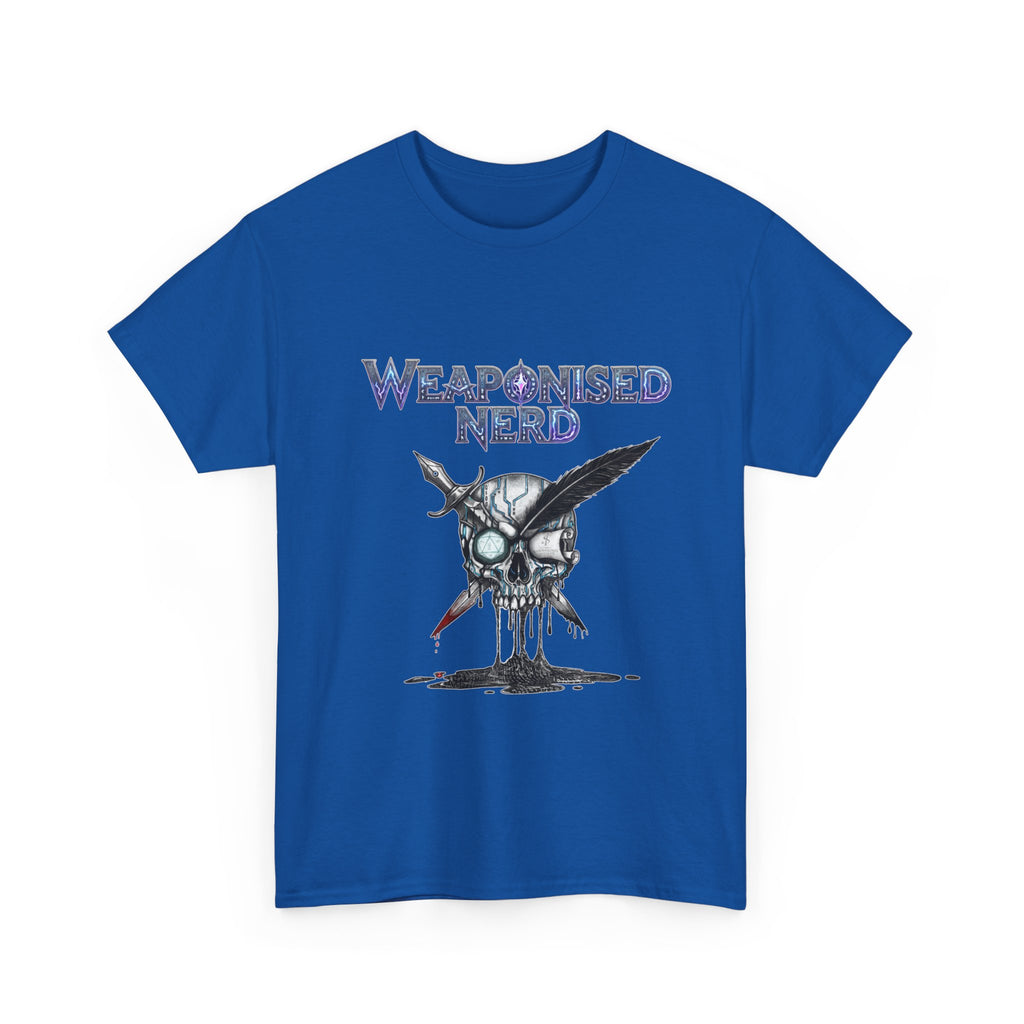 Weaponised Nerd Graphic Tee — Skull & Quill