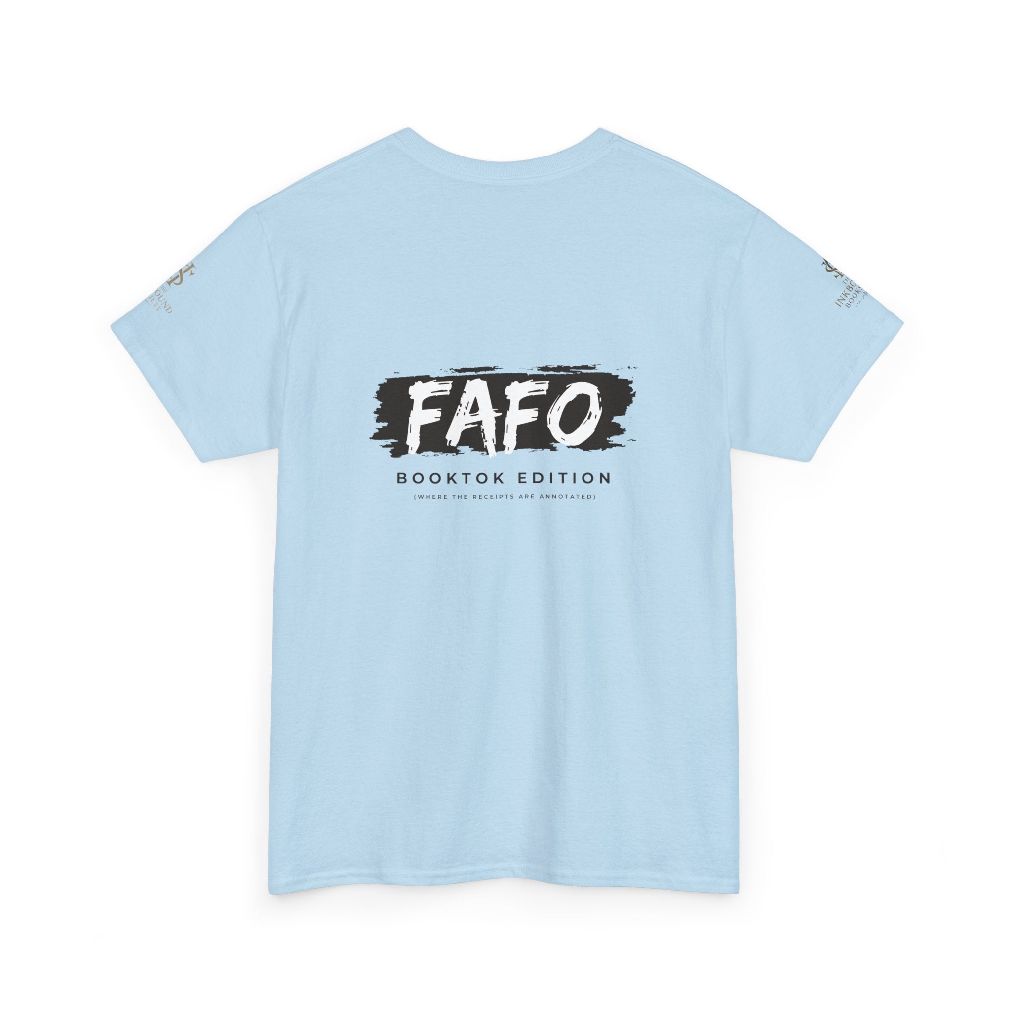 FAFO Booktok Edition Tee - Graphic White Crewneck T-Shirt