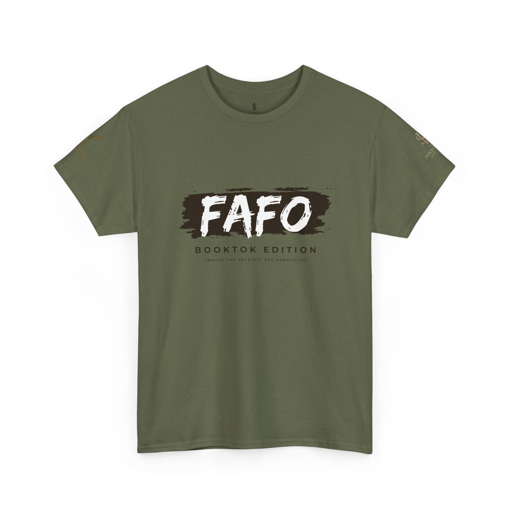 FAFO Booktok Edition Tee - Graphic White Crewneck T-Shirt