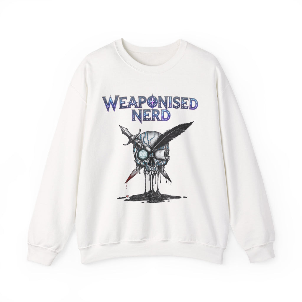 Weaponised Nerd Sweatshirt – Skull & Quill Crewneck