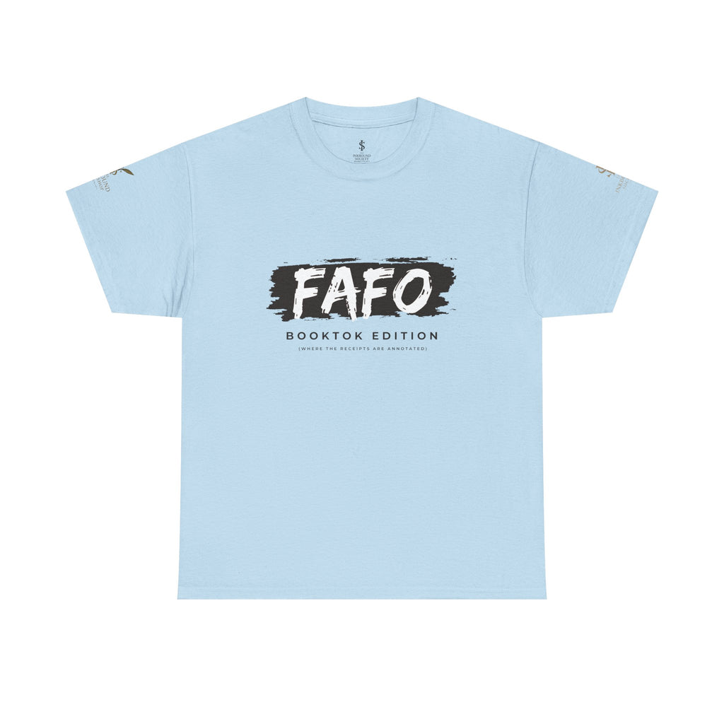 FAFO Booktok Edition Tee - Graphic White Crewneck T-Shirt