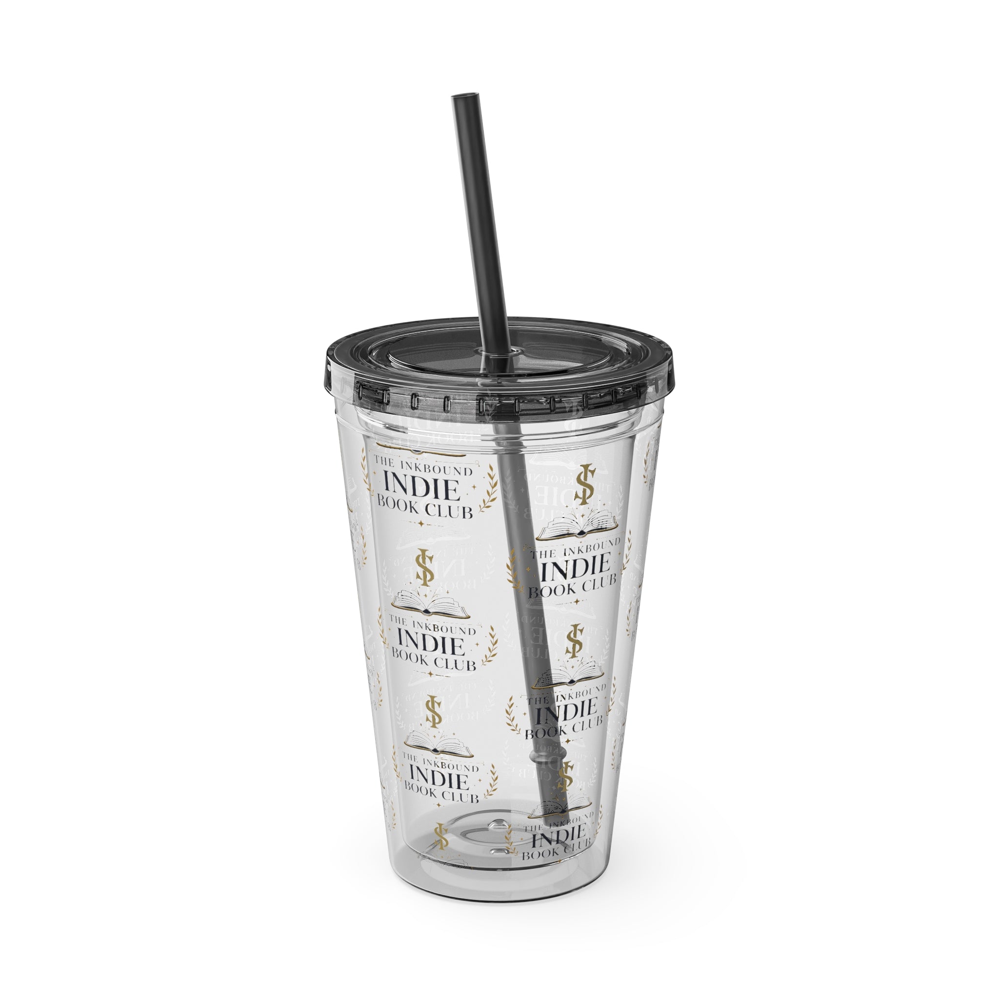 Inkbound Indie Book Club 16oz Tumbler with Straw