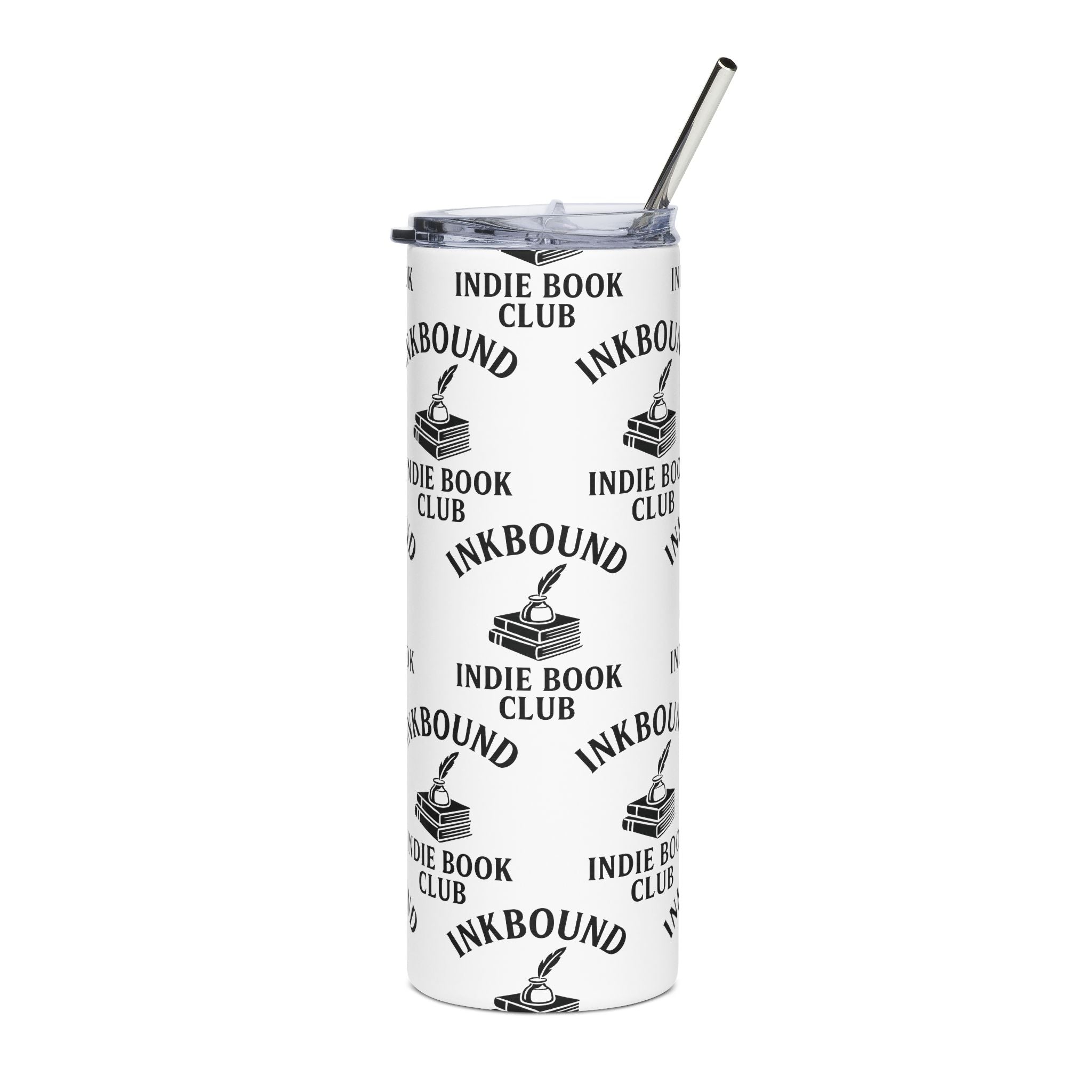 Inkbound Indie Book Club Tumbler | 20oz Stainless Steel Travel Mug