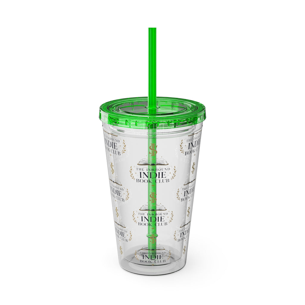 Inkbound Indie Book Club 16oz Tumbler with Straw