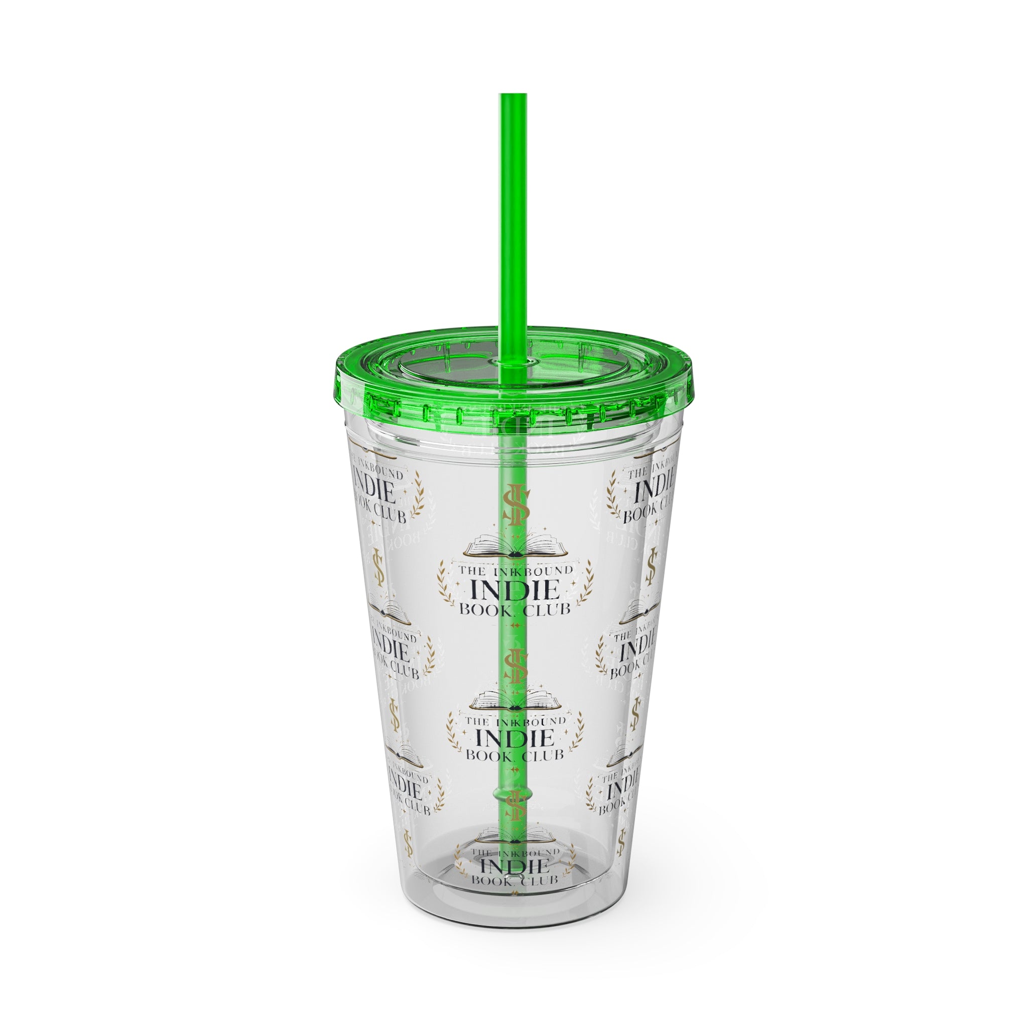 Inkbound Indie Book Club 16oz Tumbler with Straw