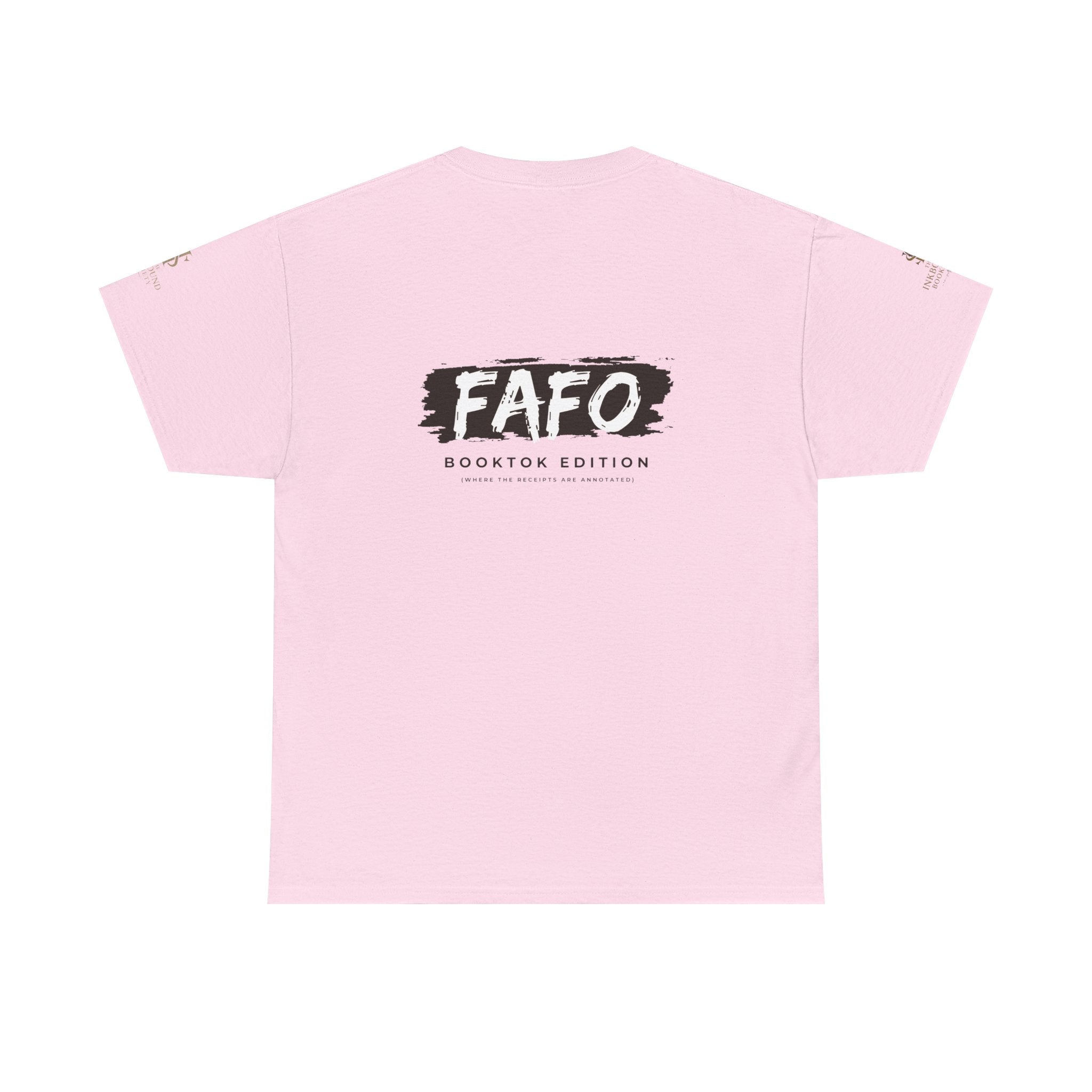 FAFO Booktok Edition Tee - Graphic White Crewneck T-Shirt