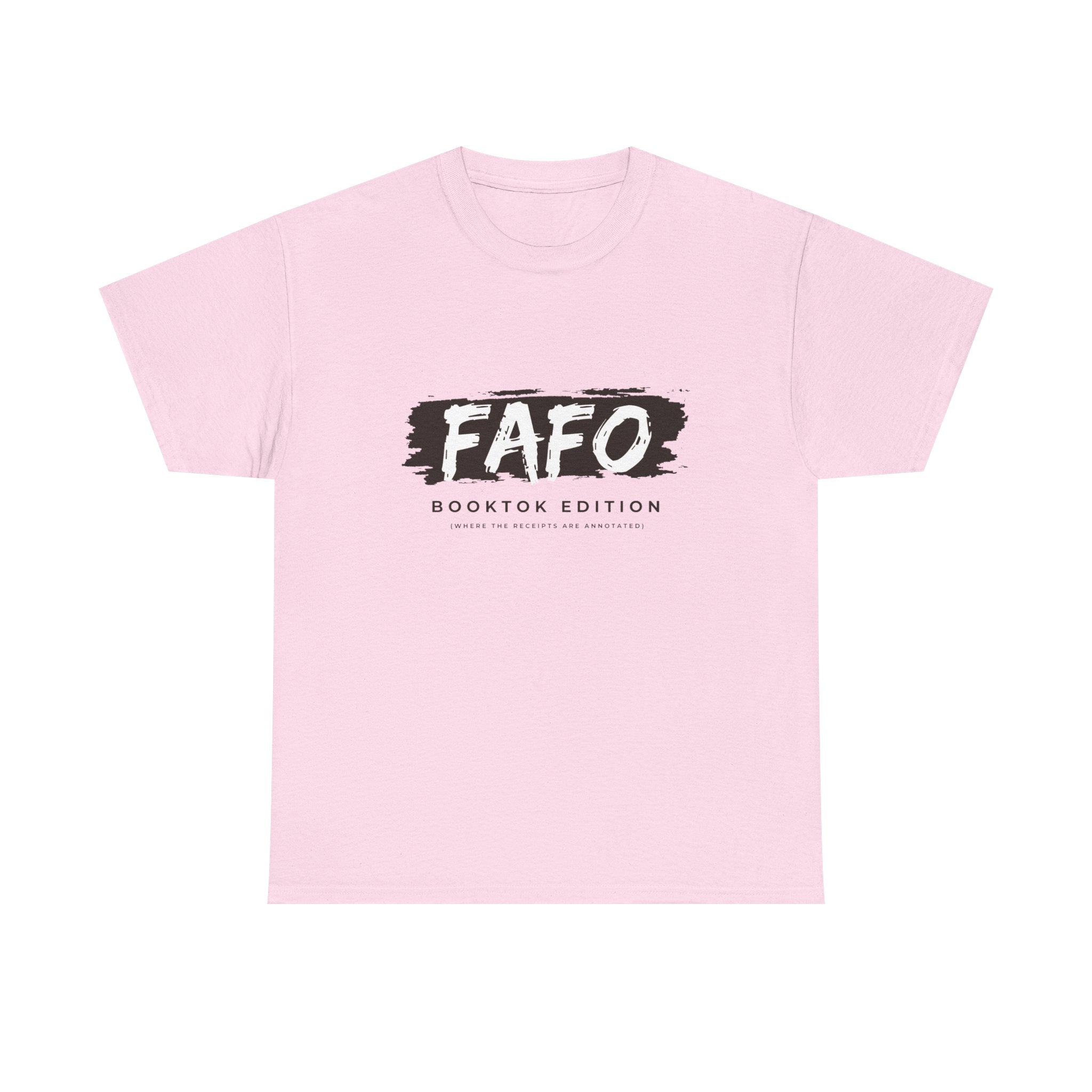 FAFO Booktok Edition Tee - Graphic White Crewneck T-Shirt