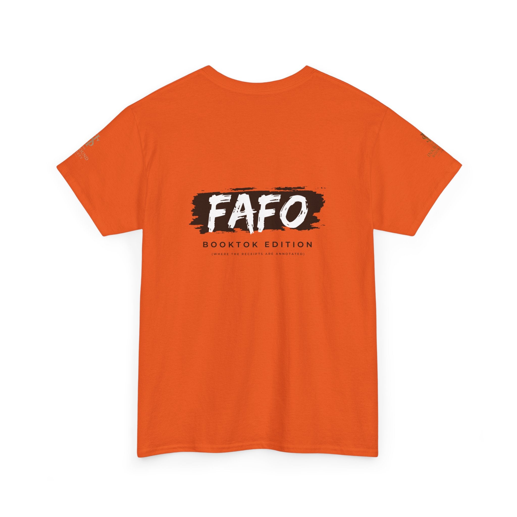 FAFO Booktok Edition Tee - Graphic White Crewneck T-Shirt