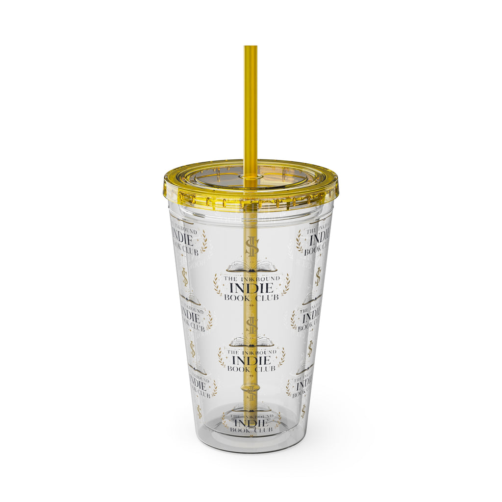 Inkbound Indie Book Club 16oz Tumbler with Straw