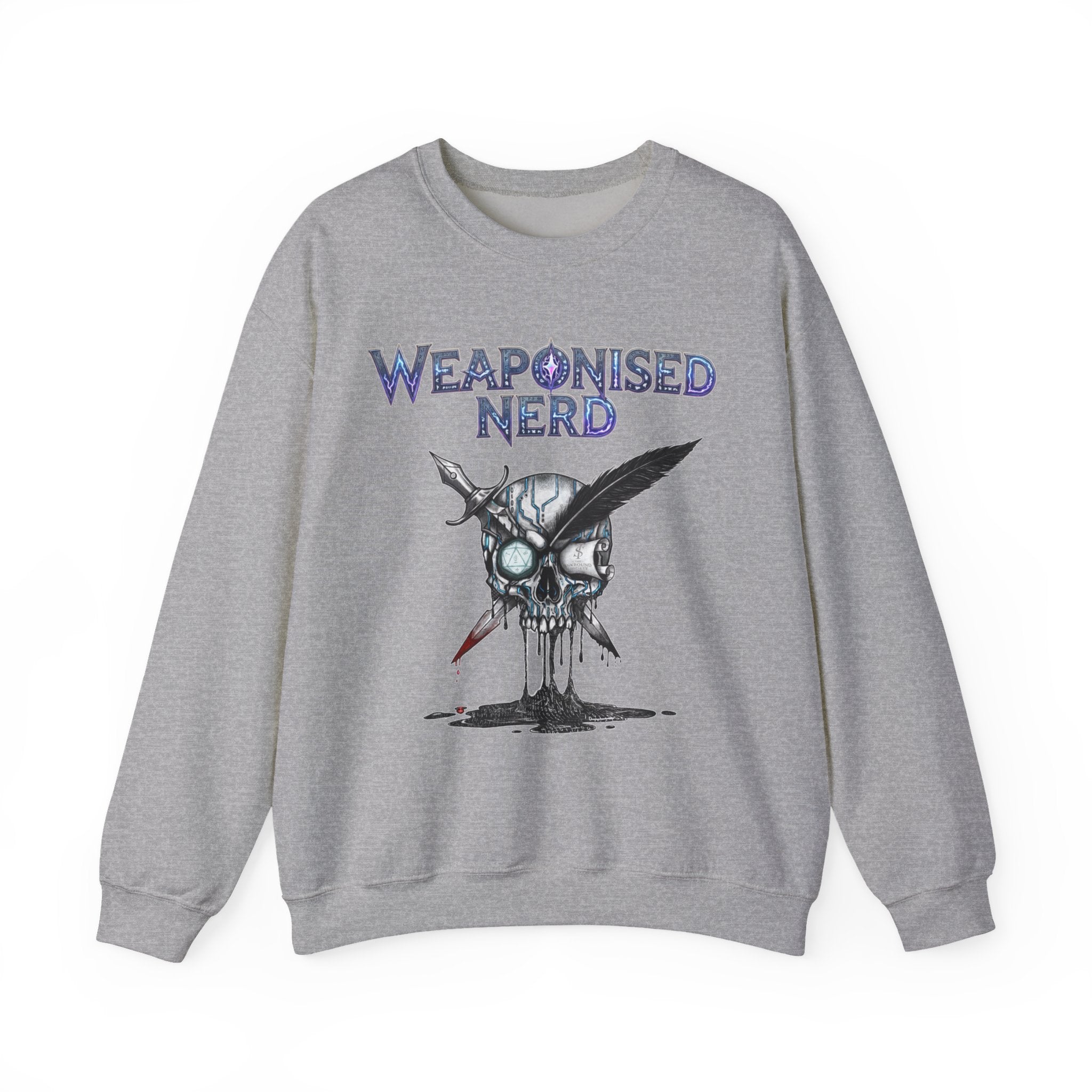 Weaponised Nerd Sweatshirt – Skull & Quill Crewneck