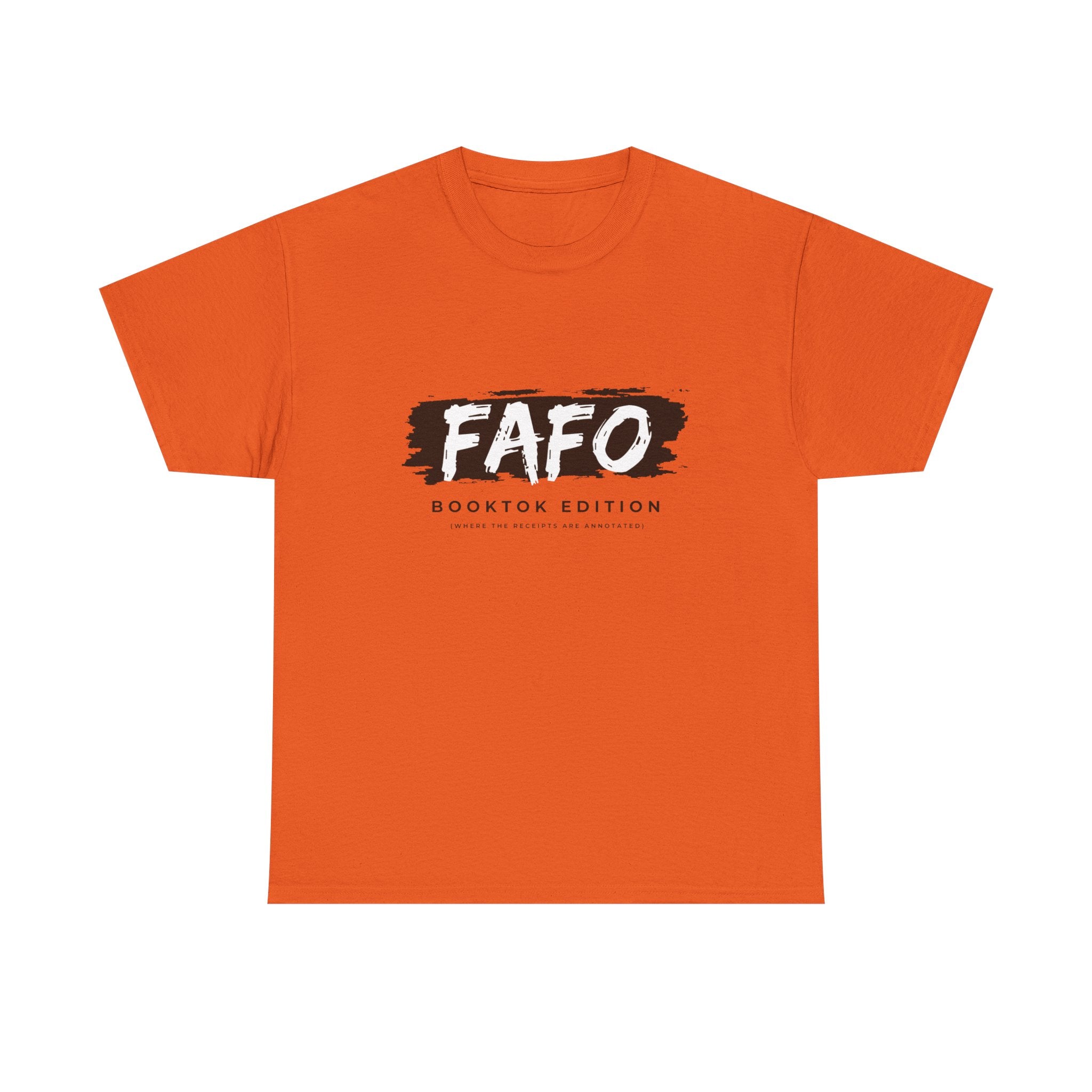 FAFO Booktok Edition Tee - Graphic White Crewneck T-Shirt
