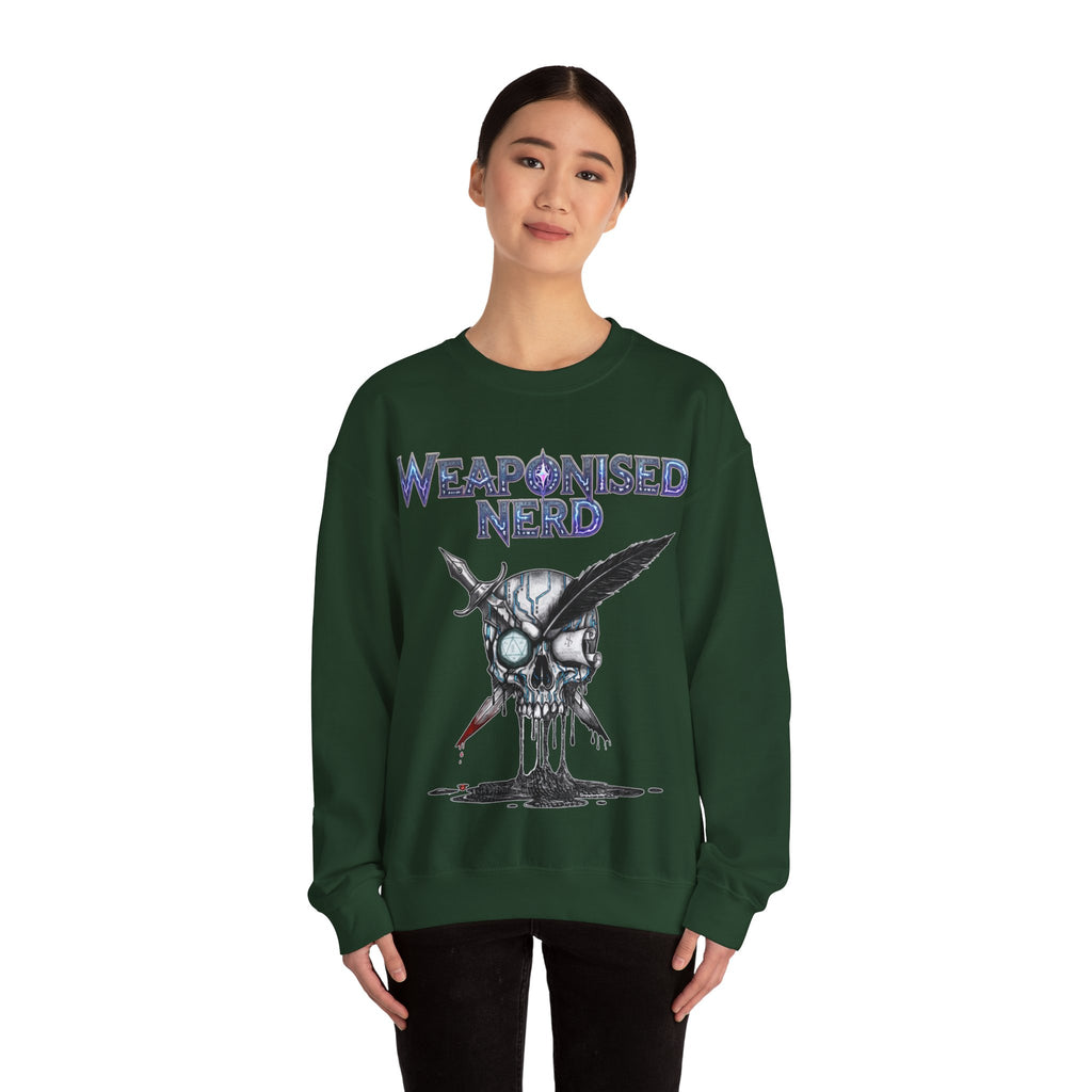 Weaponised Nerd Sweatshirt – Skull & Quill Crewneck