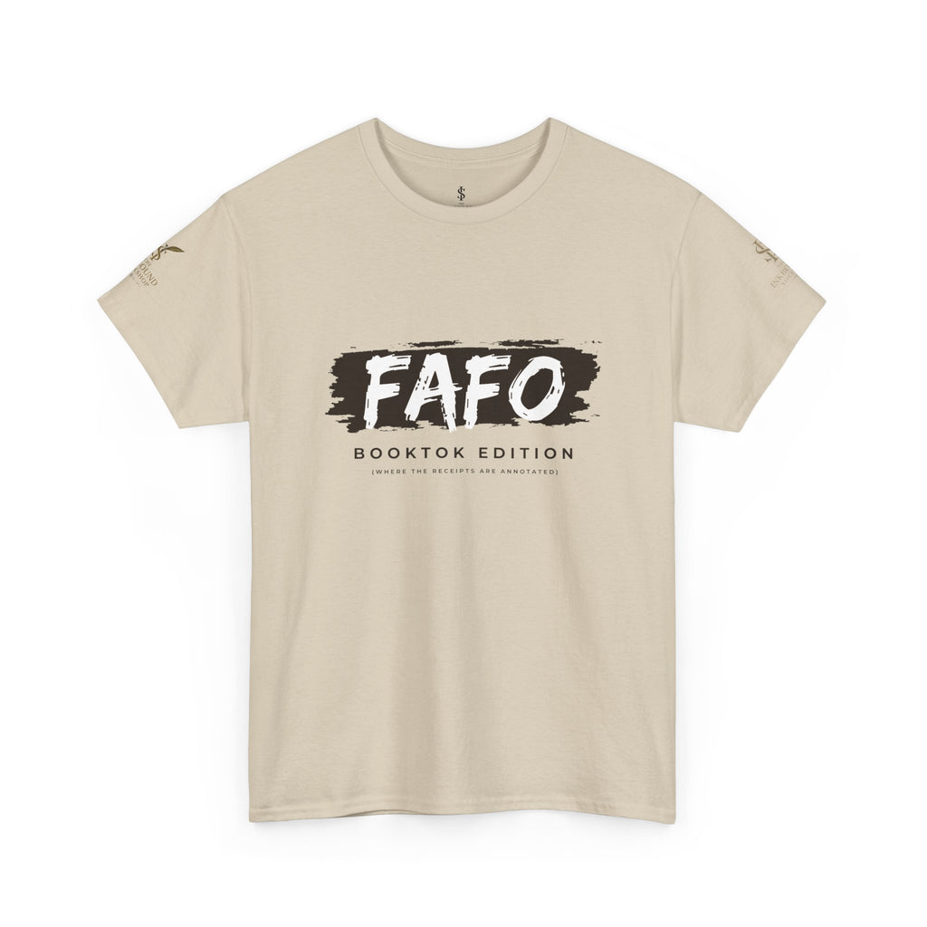 FAFO Booktok Edition Tee - Graphic White Crewneck T-Shirt