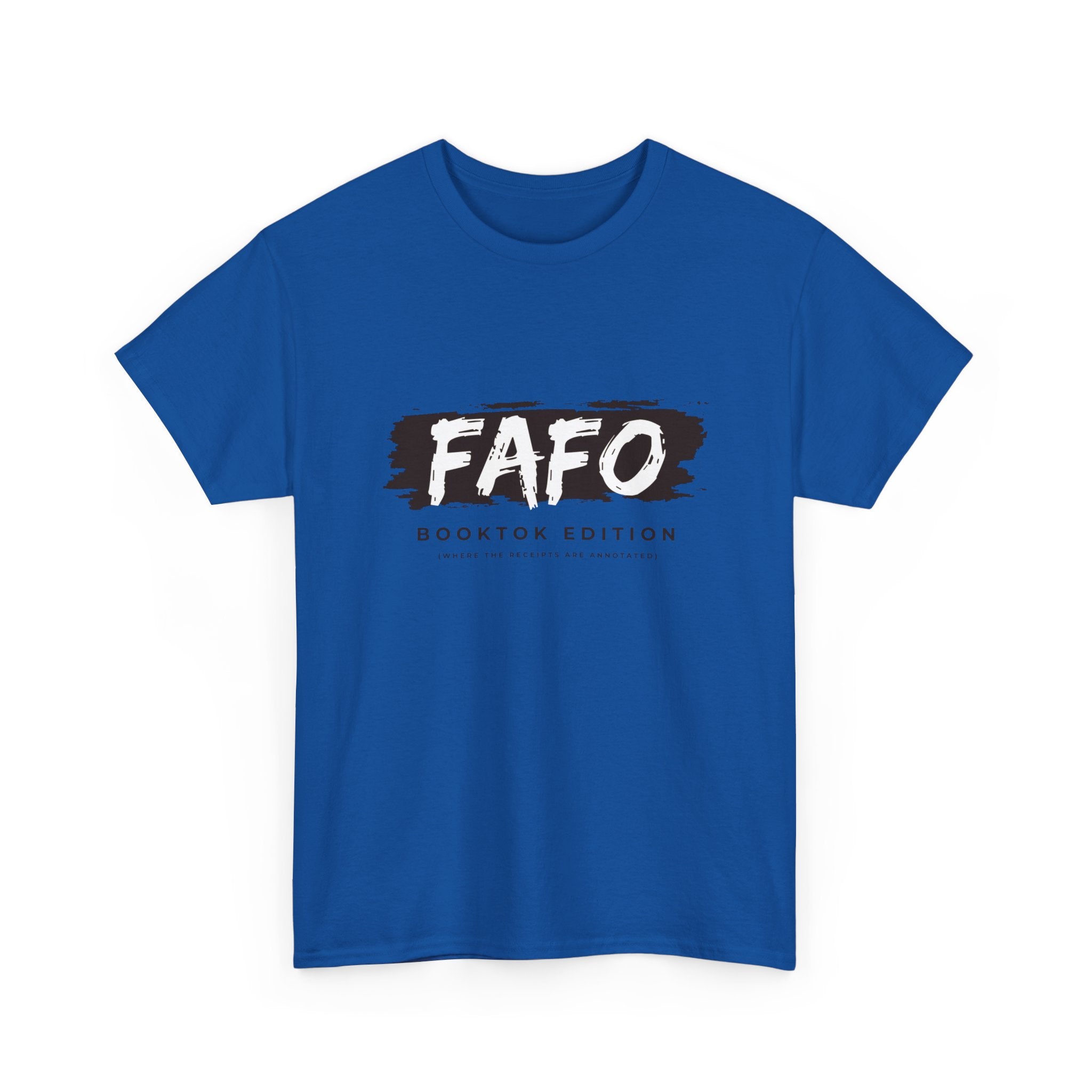 FAFO Booktok Edition Tee - Graphic White Crewneck T-Shirt