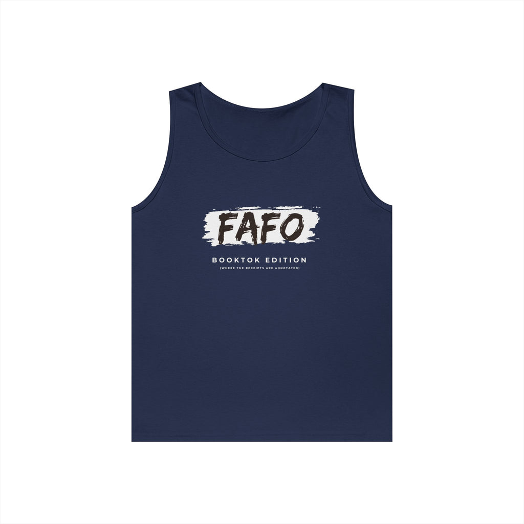 FAFO Mens Brush-Style Tank Top