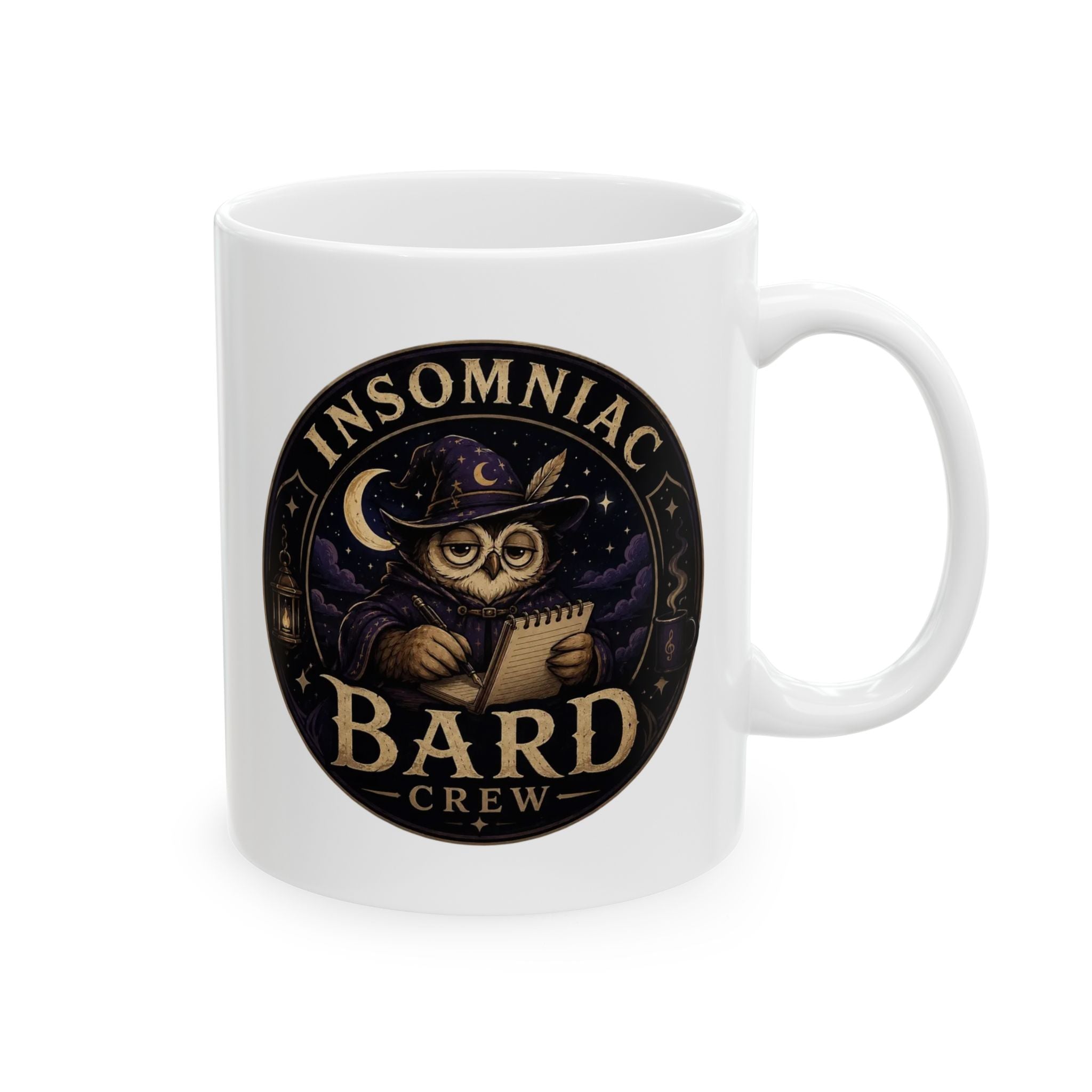 Insomniac Bard Crew Coffee Cup (11oz & 15oz)
