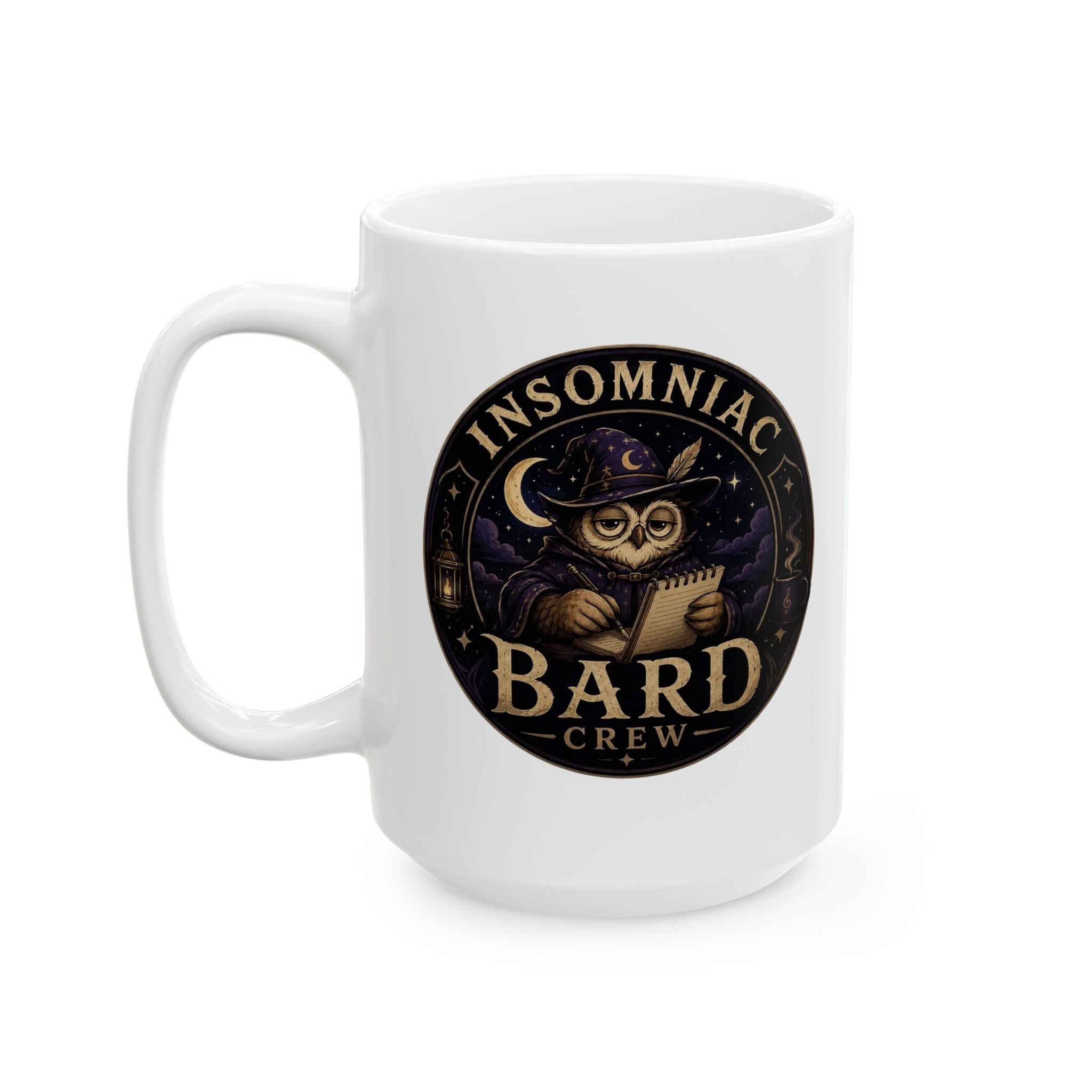 Insomniac Bard Crew Coffee Cup (11oz & 15oz)