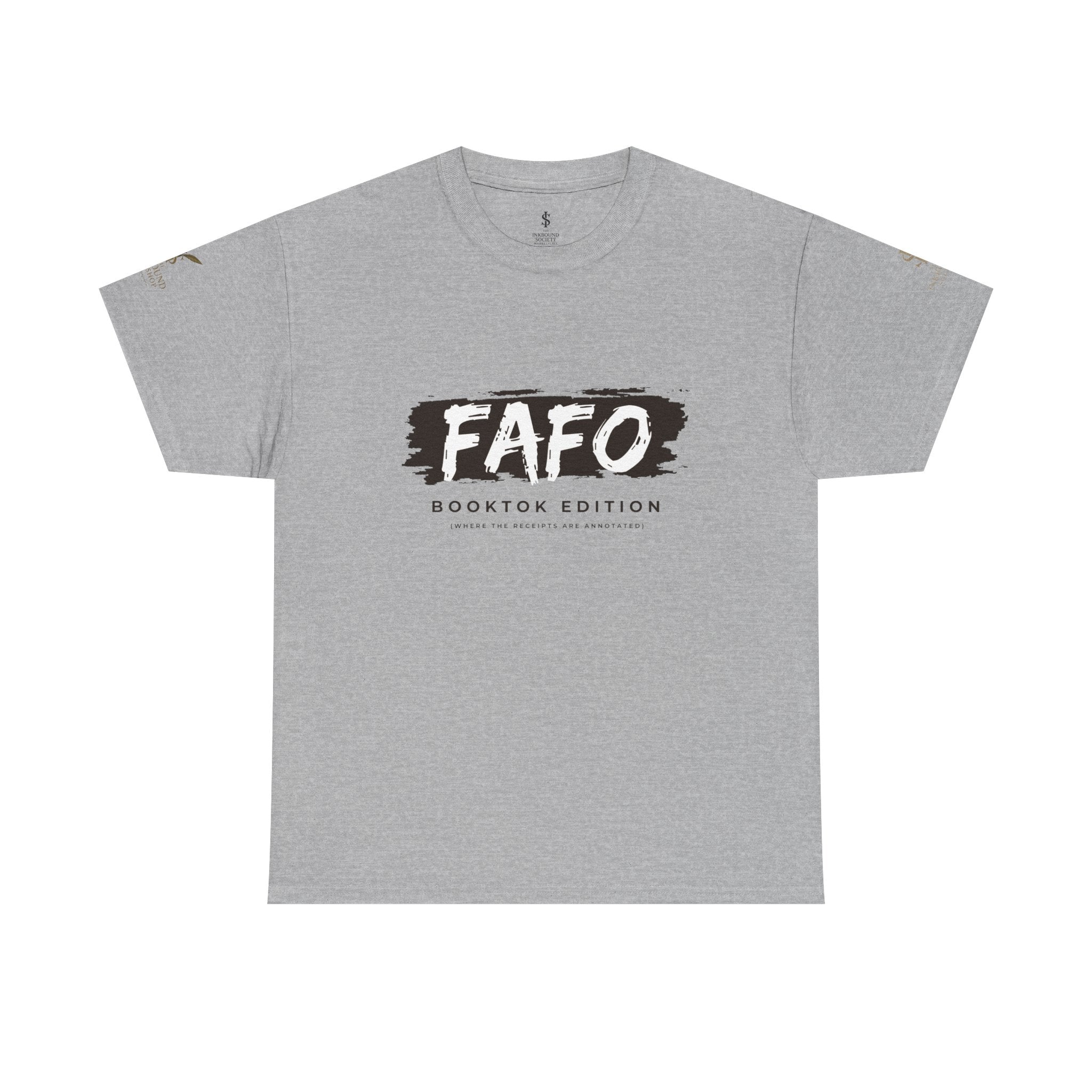 FAFO Booktok Edition Tee - Graphic White Crewneck T-Shirt