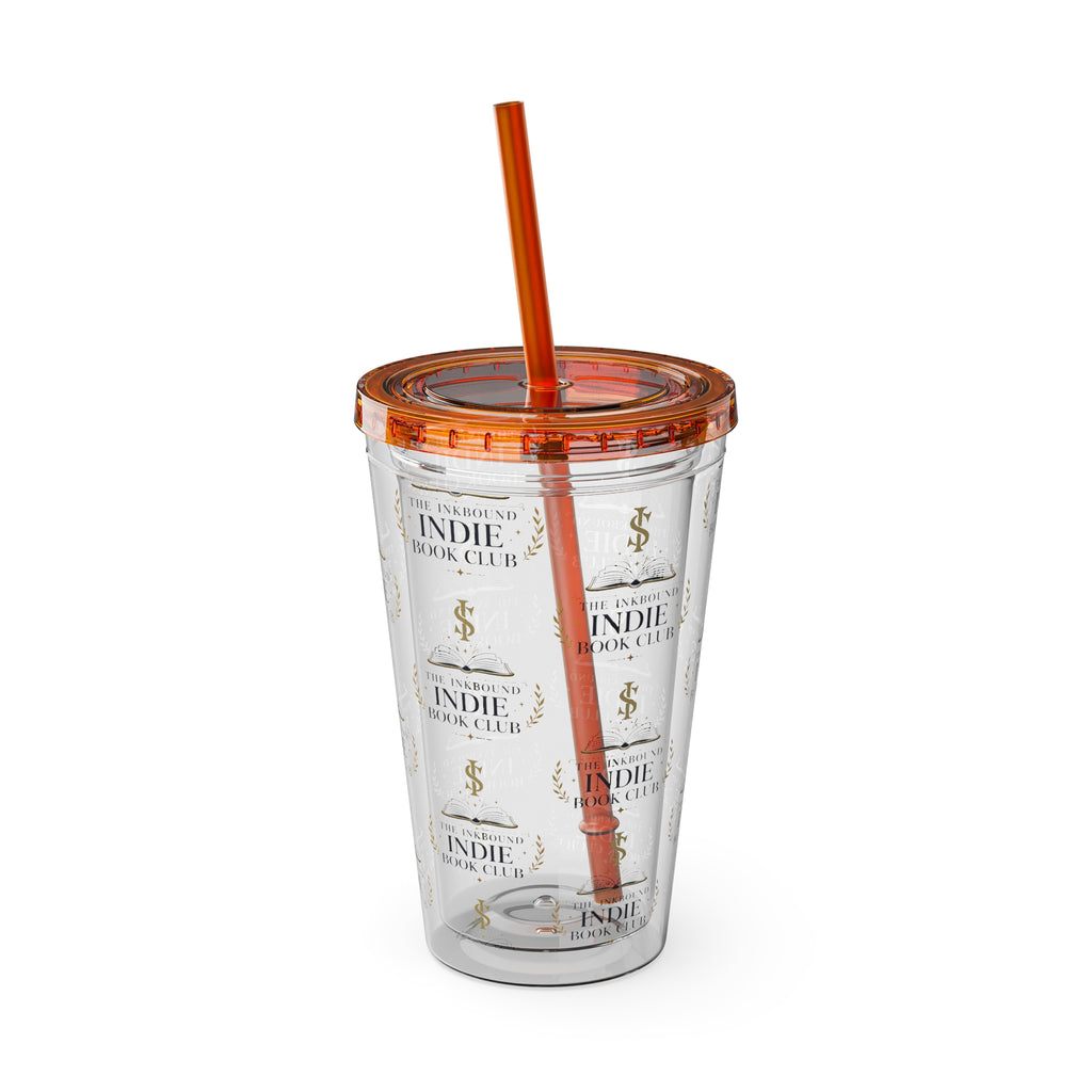 Inkbound Indie Book Club 16oz Tumbler with Straw