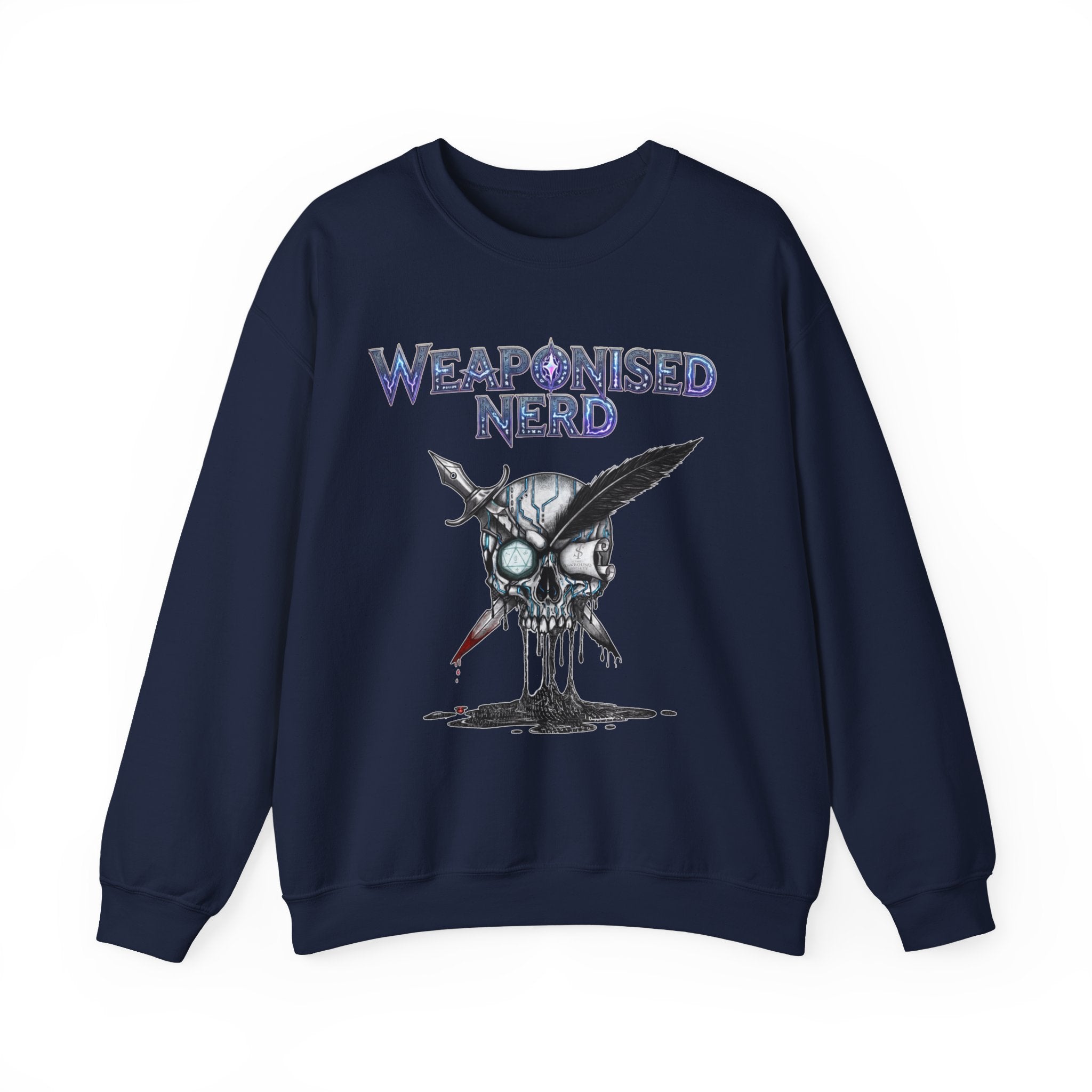 Weaponised Nerd Sweatshirt – Skull & Quill Crewneck