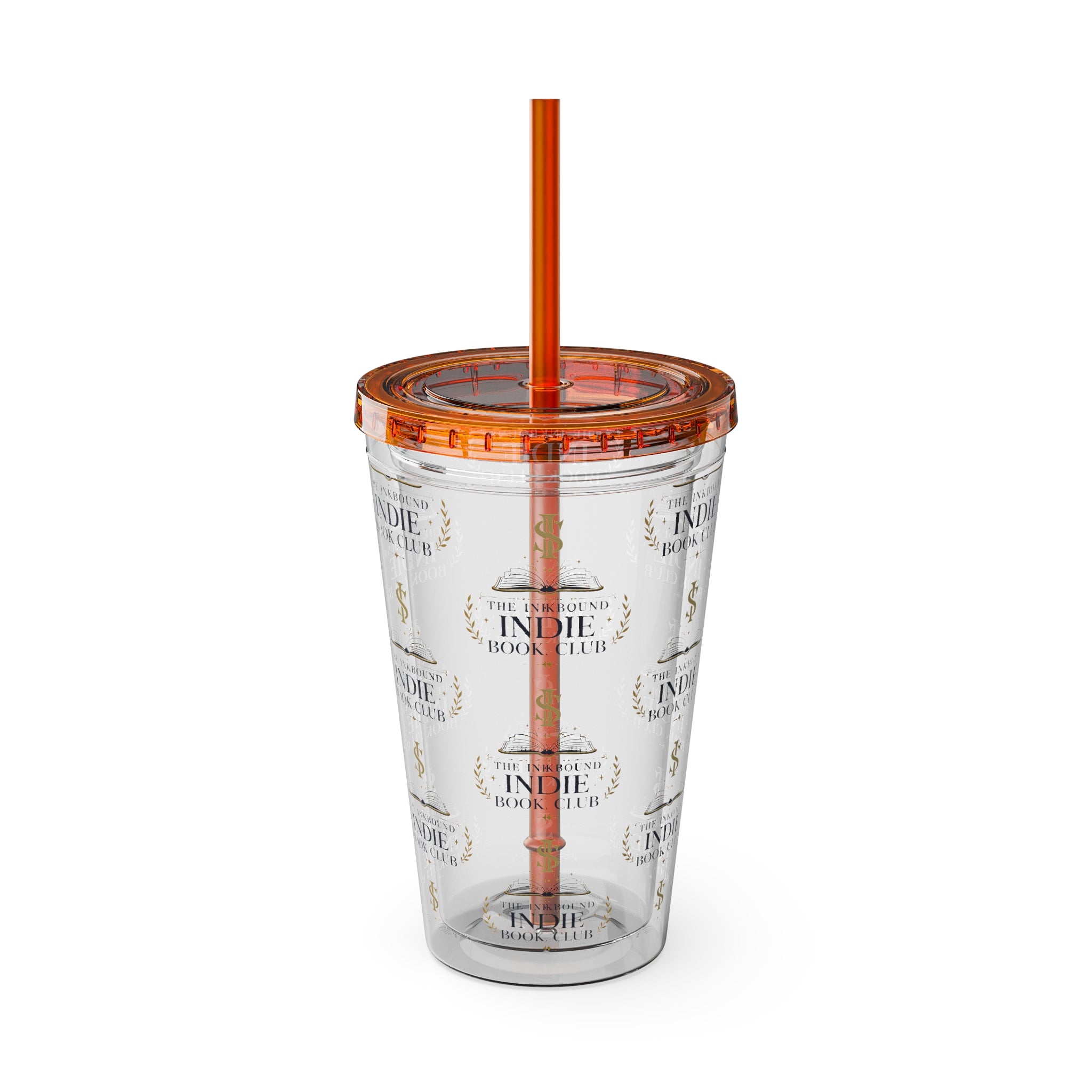 Inkbound Indie Book Club 16oz Tumbler with Straw