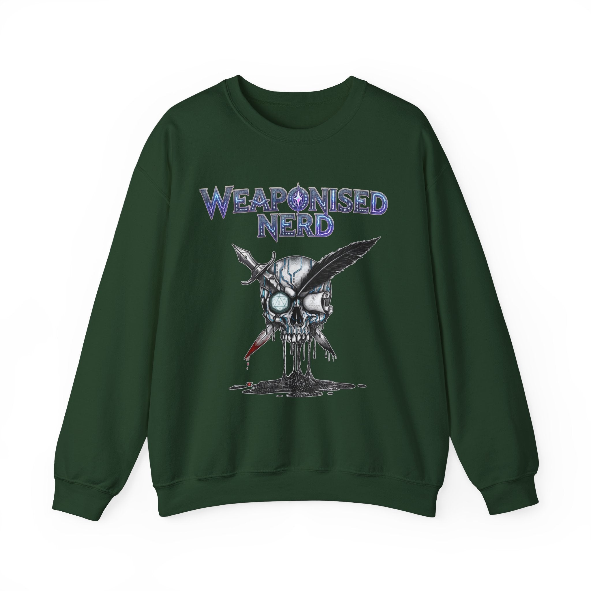 Weaponised Nerd Sweatshirt – Skull & Quill Crewneck