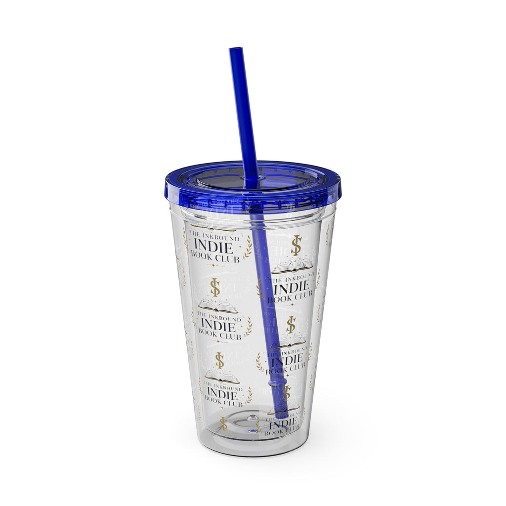 Inkbound Indie Book Club 16oz Tumbler with Straw