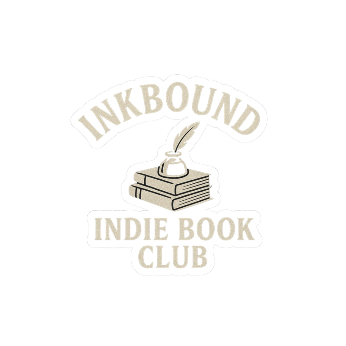 Inkbound Indie Book Club Sticker — Kiss-Cut Sticker