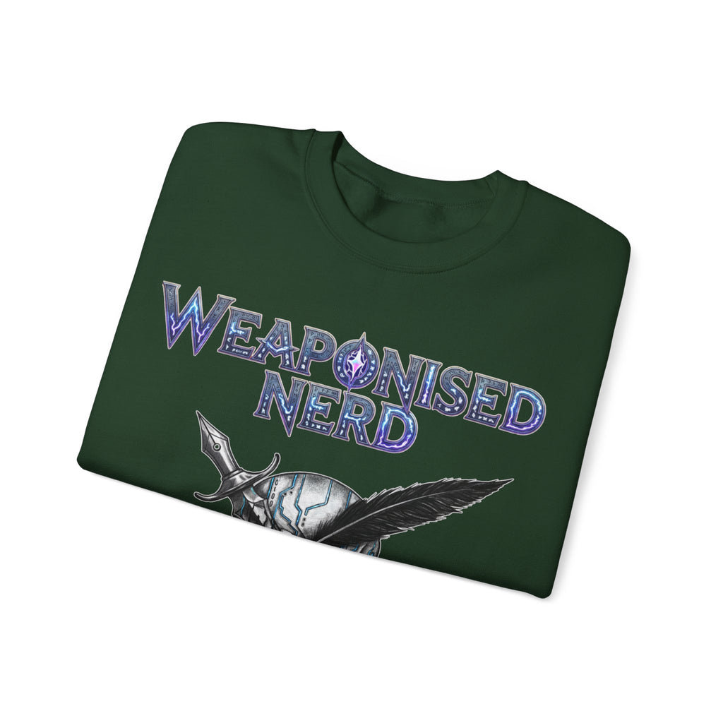 Weaponised Nerd Sweatshirt – Skull & Quill Crewneck