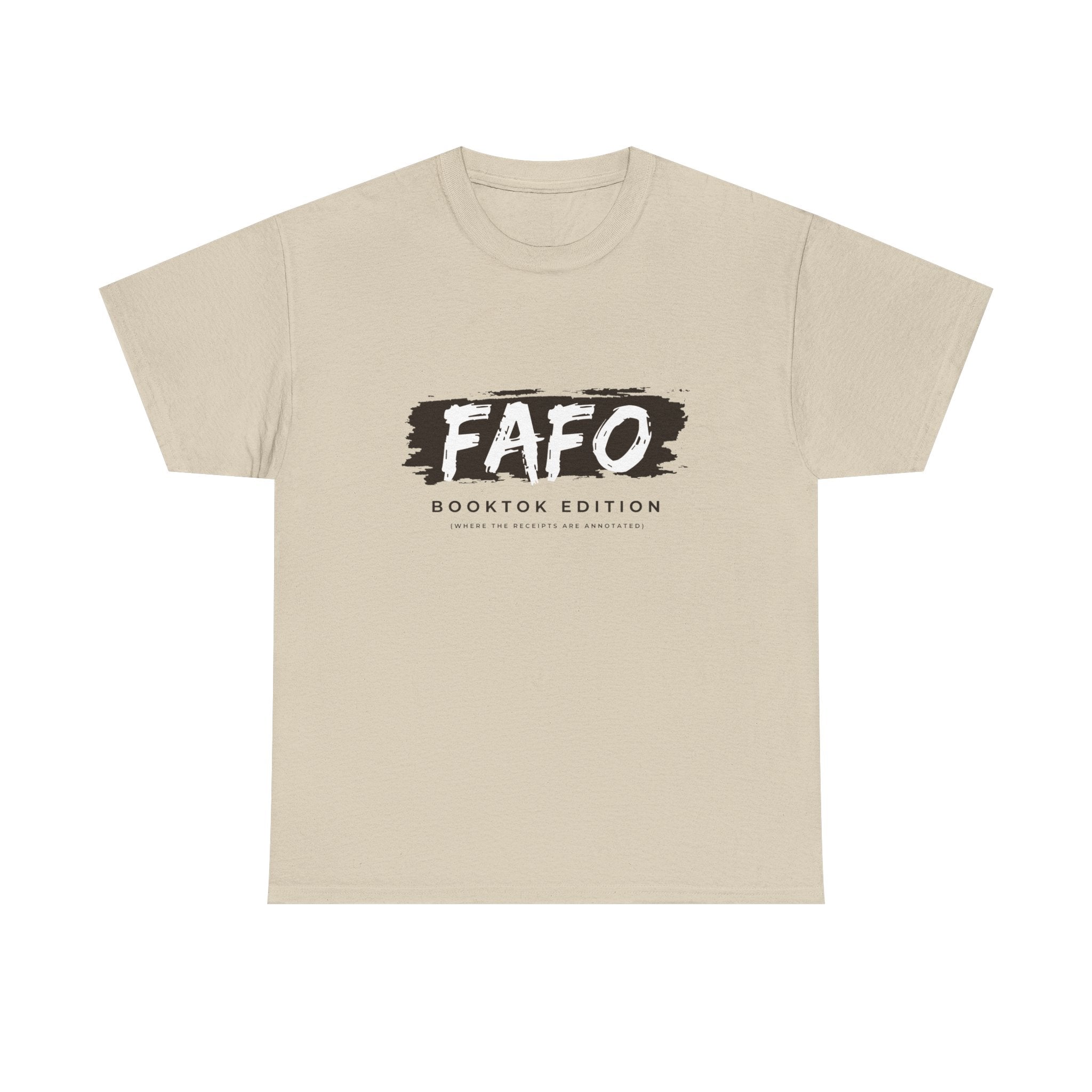 FAFO Booktok Edition Tee - Graphic White Crewneck T-Shirt