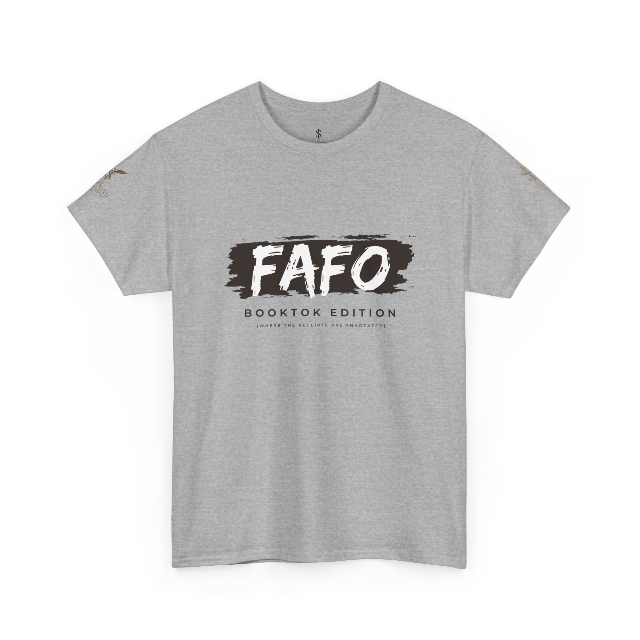 FAFO Booktok Edition Tee - Graphic White Crewneck T-Shirt