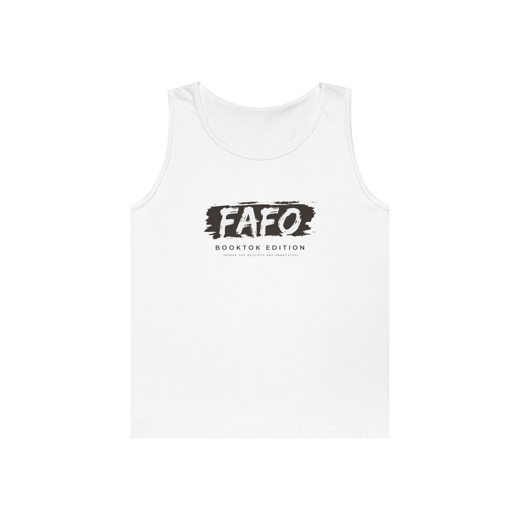 FAFO Mens Brush-Style Tank Top
