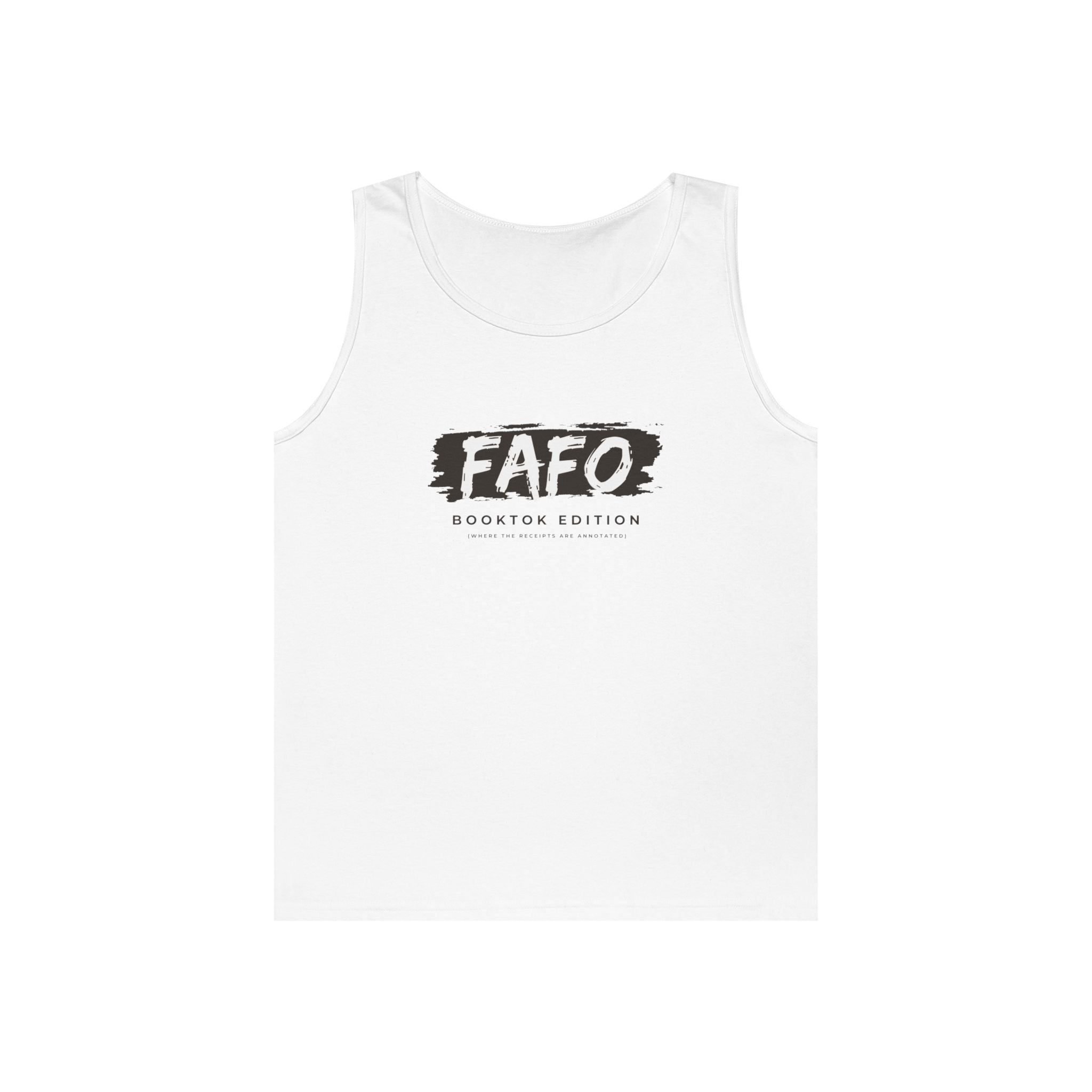 FAFO Mens Brush-Style Tank Top