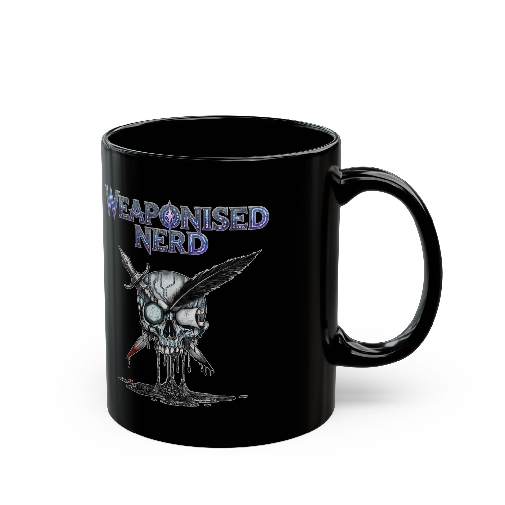 Weaponised Nerd Skull Coffee Mug (11oz/15oz)
