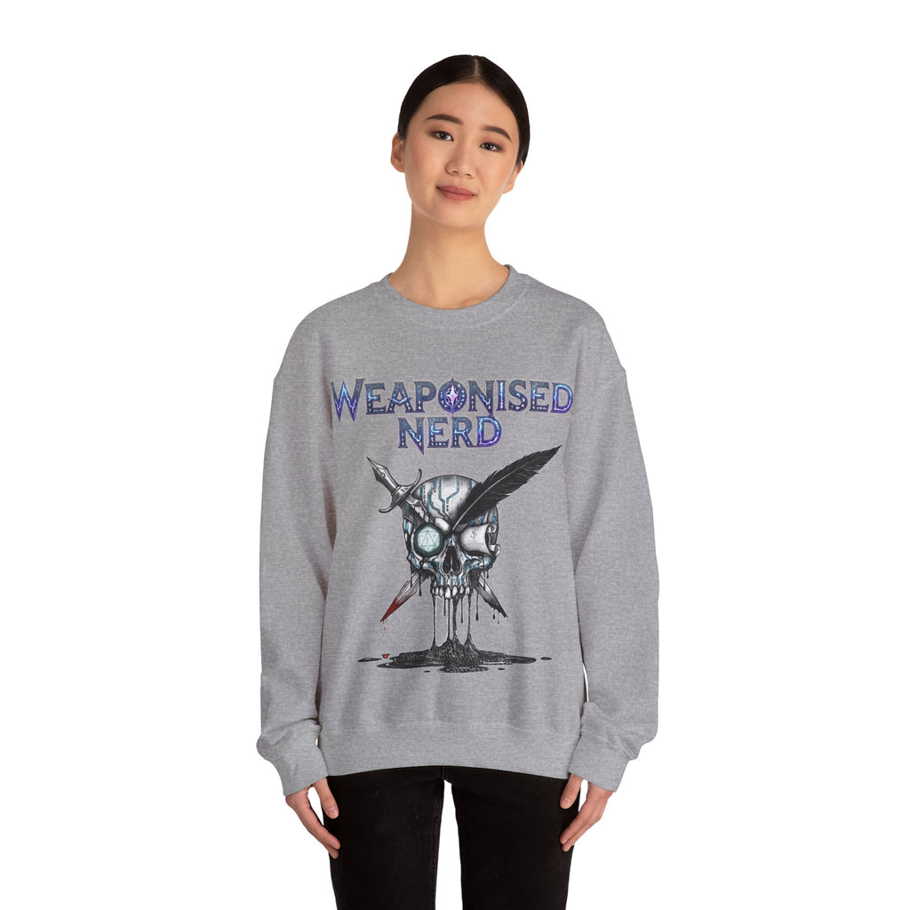 Weaponised Nerd Sweatshirt – Skull & Quill Crewneck