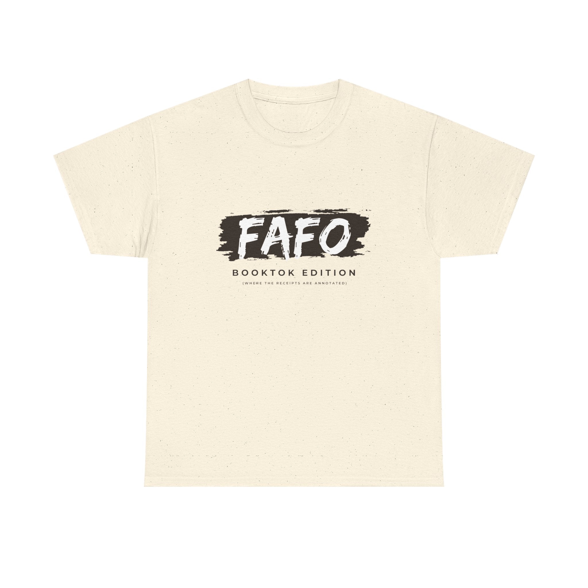 FAFO Booktok Edition Tee - Graphic White Crewneck T-Shirt