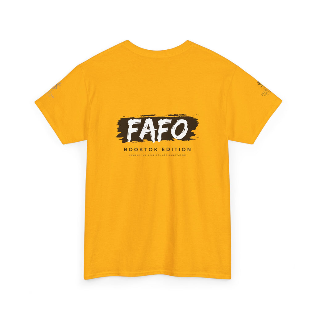 FAFO Booktok Edition Tee - Graphic White Crewneck T-Shirt