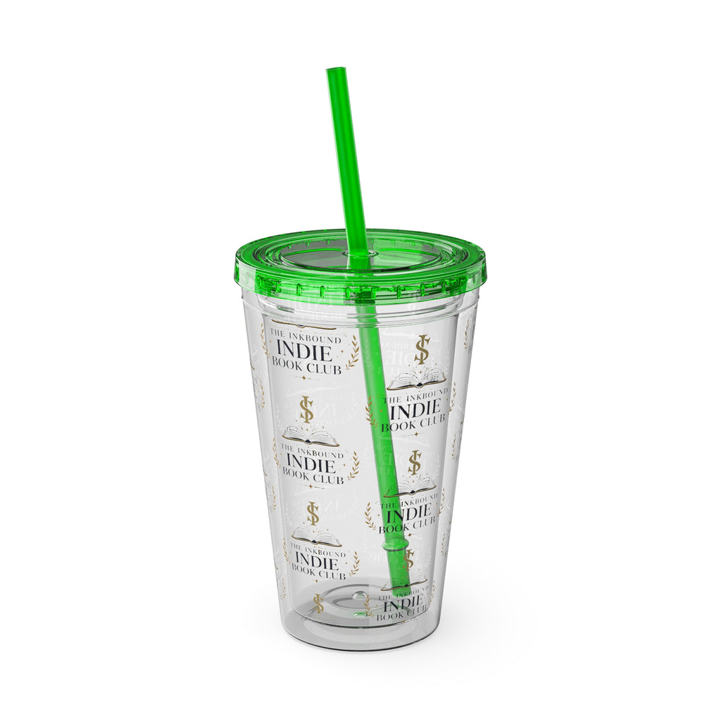 Inkbound Indie Book Club 16oz Tumbler with Straw