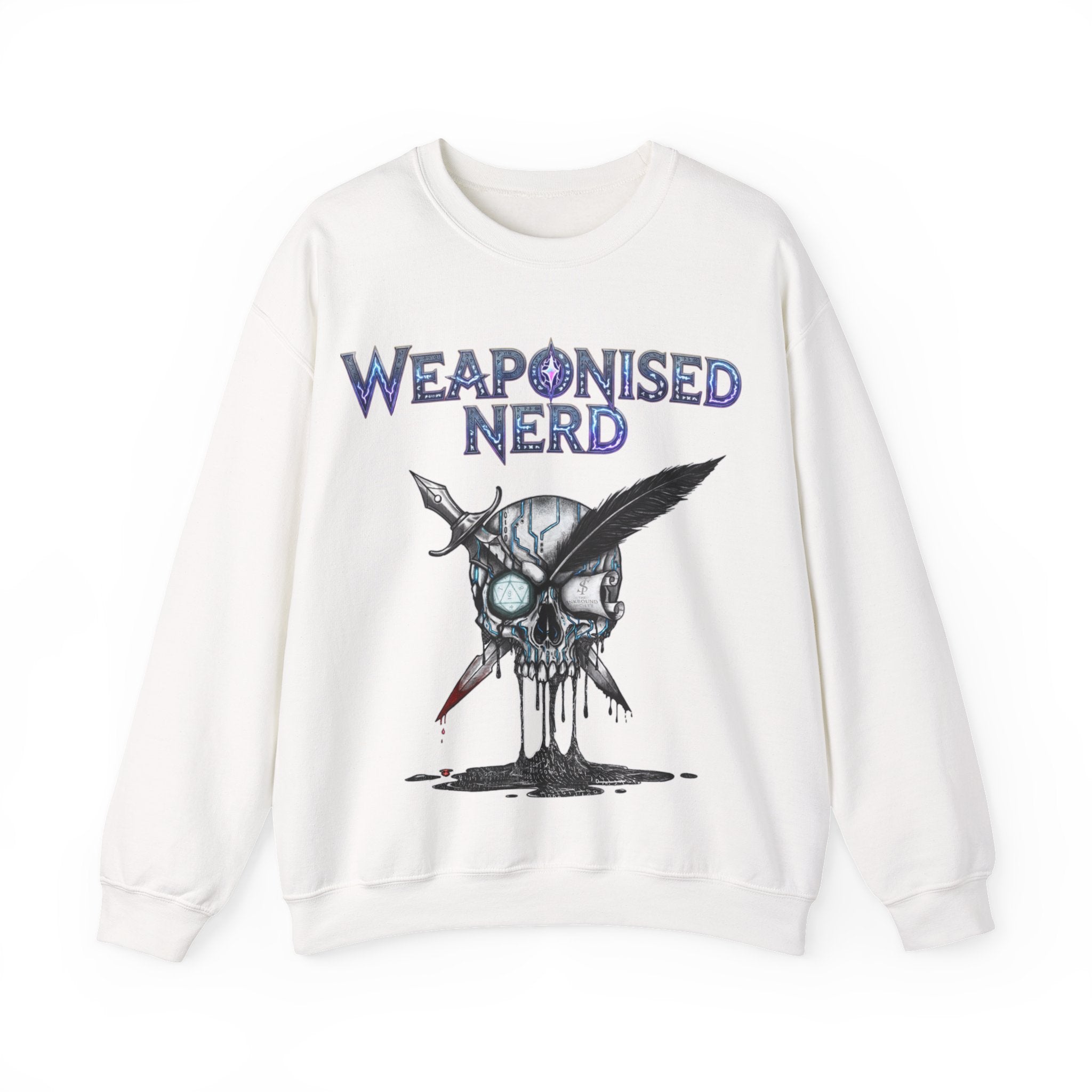 Weaponised Nerd Sweatshirt – Skull & Quill Crewneck