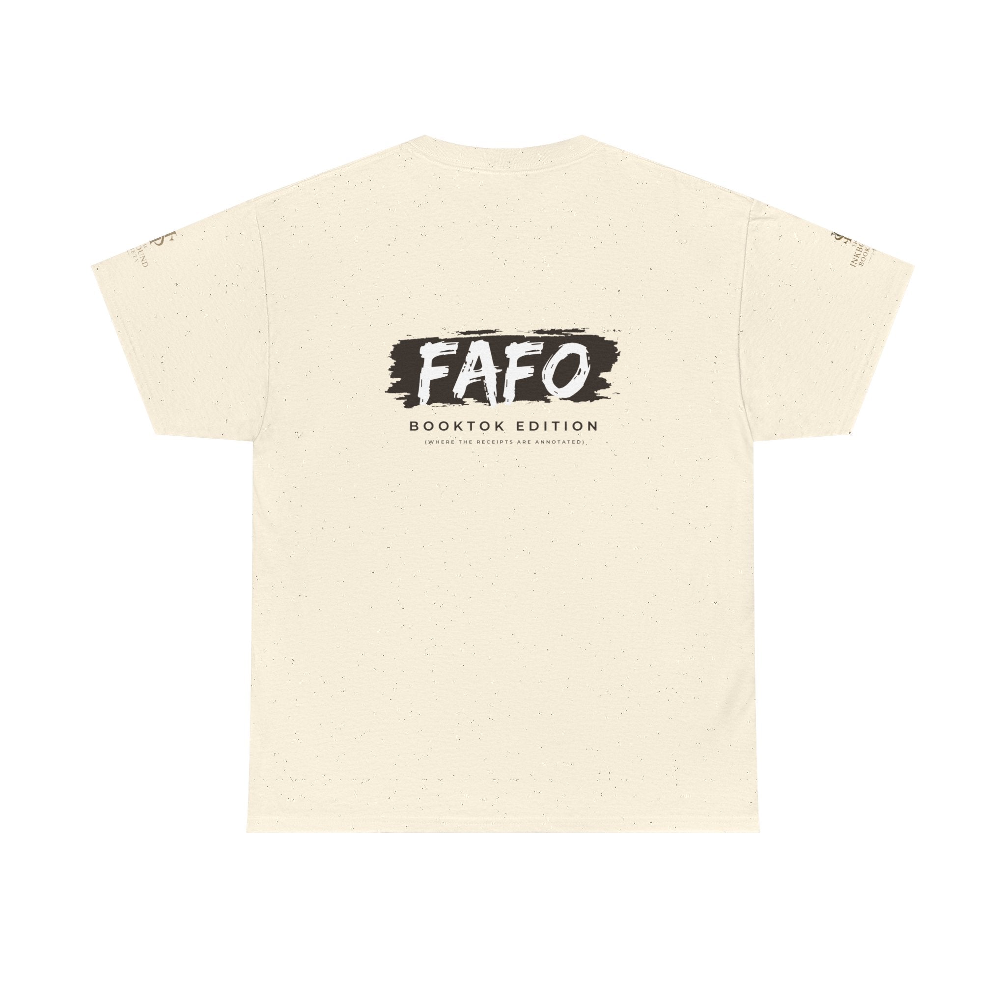 FAFO Booktok Edition Tee - Graphic White Crewneck T-Shirt