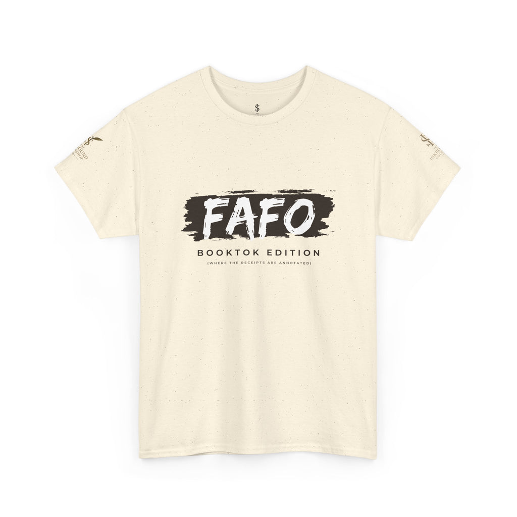FAFO Booktok Edition Tee - Graphic White Crewneck T-Shirt