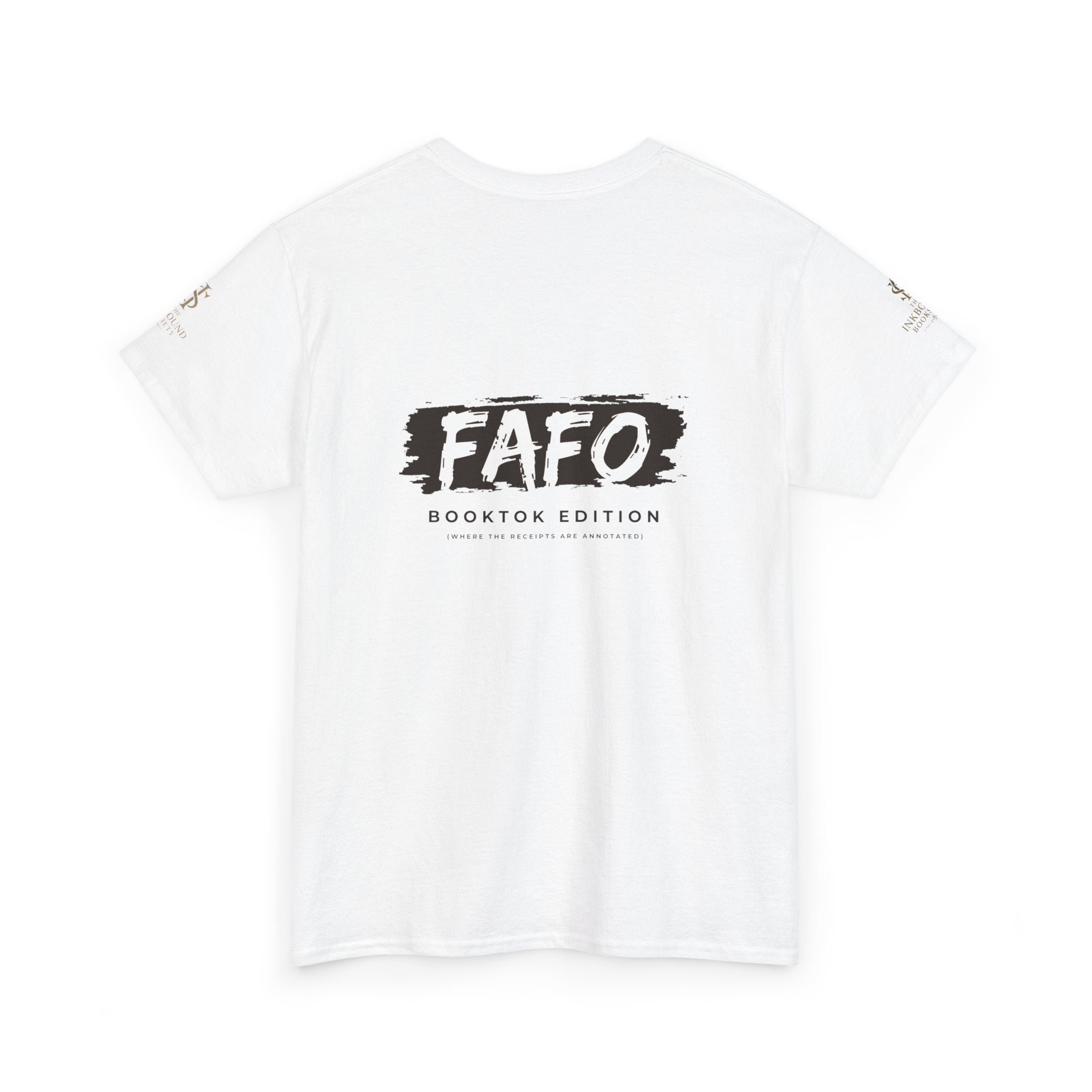 FAFO Booktok Edition Tee - Graphic White Crewneck T-Shirt