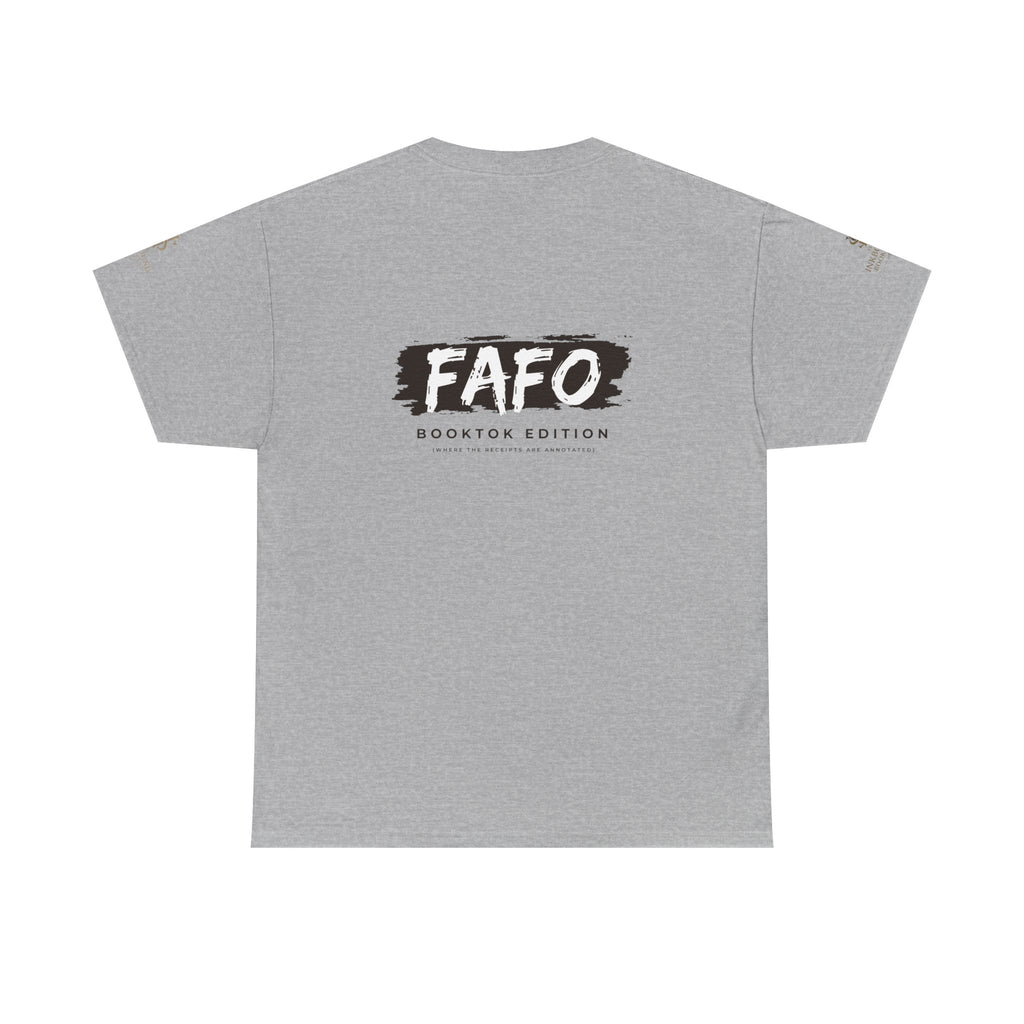 FAFO Booktok Edition Tee - Graphic White Crewneck T-Shirt