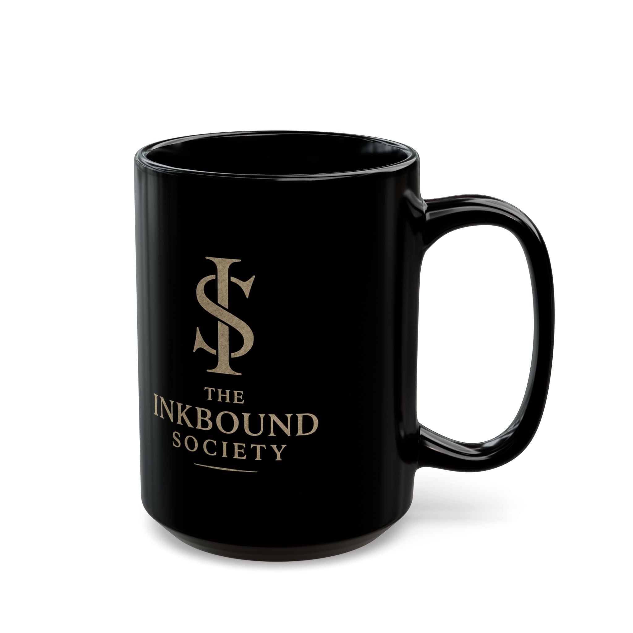 Personalized Black Coffee Mug for Writers | Inkbound Society | Perfect Gift for Book Lovers, Literary Enthusiasts, and School Celebrations