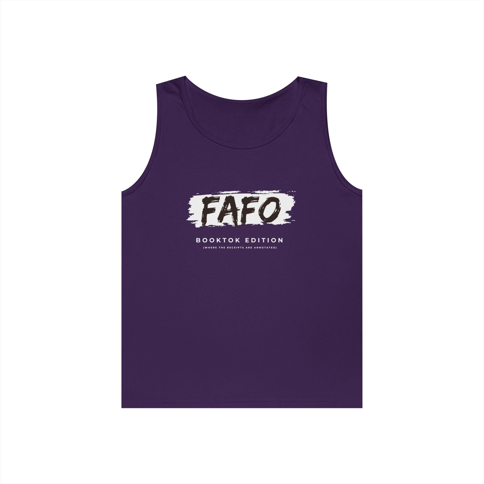 FAFO Mens Brush-Style Tank Top