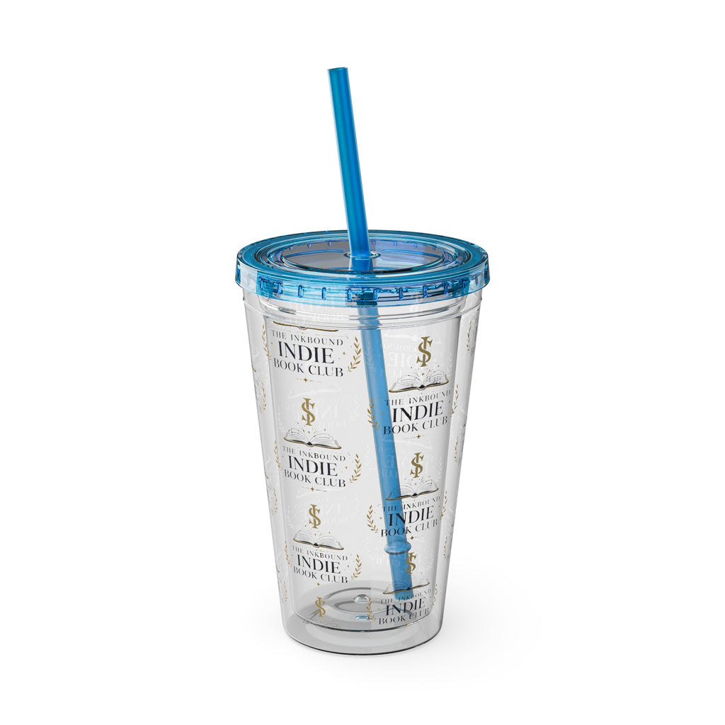 Inkbound Indie Book Club 16oz Tumbler with Straw